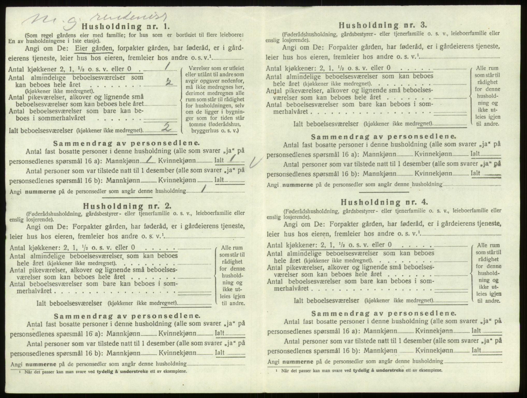 SAO, 1920 census for Skjeberg, 1920, p. 889