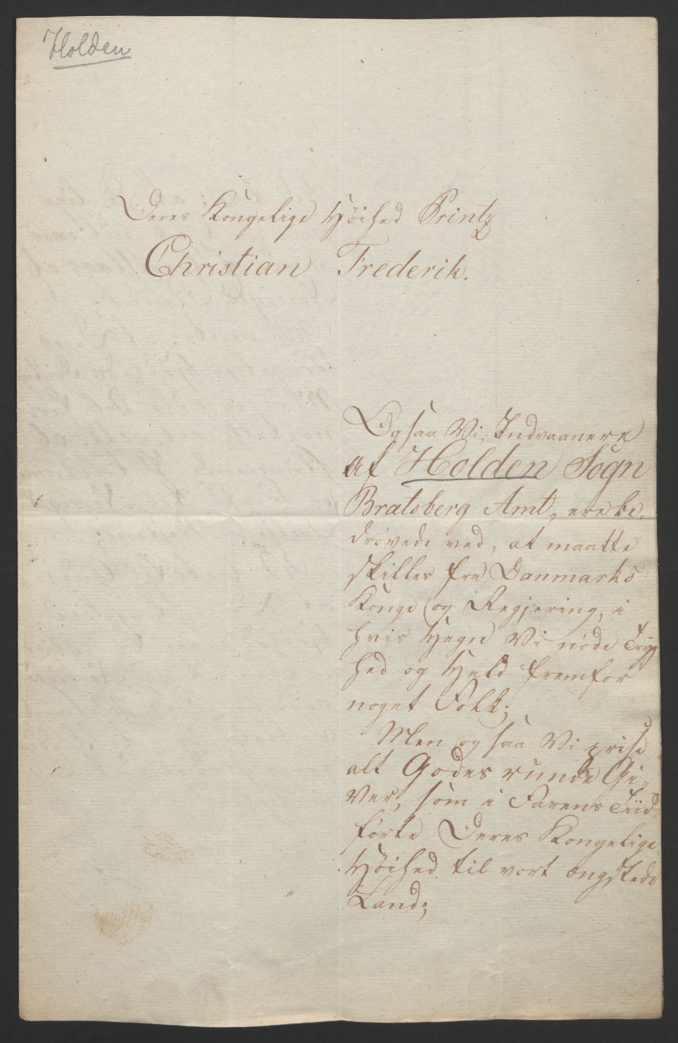 Statsrådssekretariatet, RA/S-1001/D/Db/L0008: Fullmakter for Eidsvollsrepresentantene i 1814. , 1814, p. 52