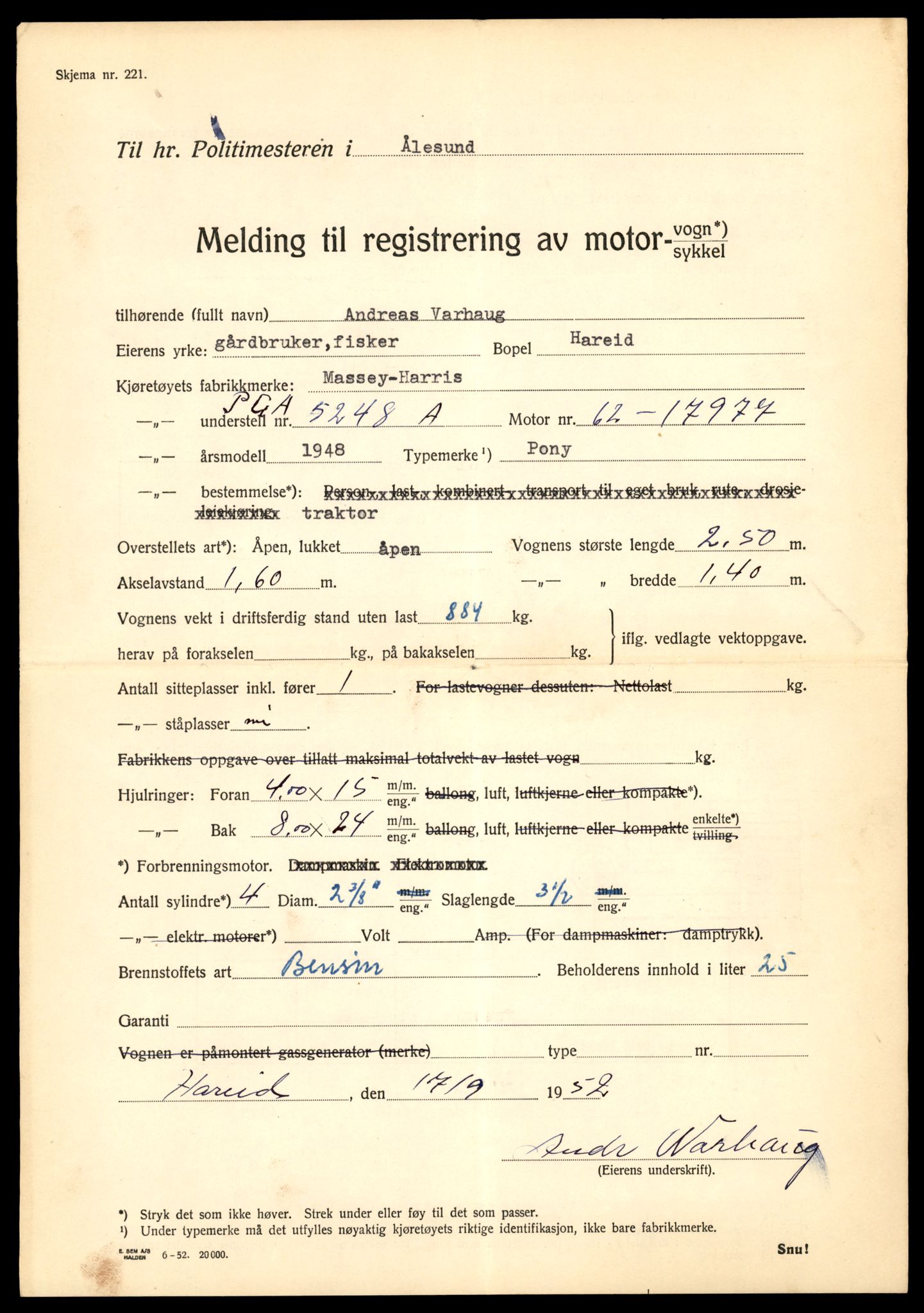 Møre og Romsdal vegkontor - Ålesund trafikkstasjon, SAT/A-4099/F/Fe/L0019: Registreringskort for kjøretøy T 10228 - T 10350, 1927-1998, p. 3115