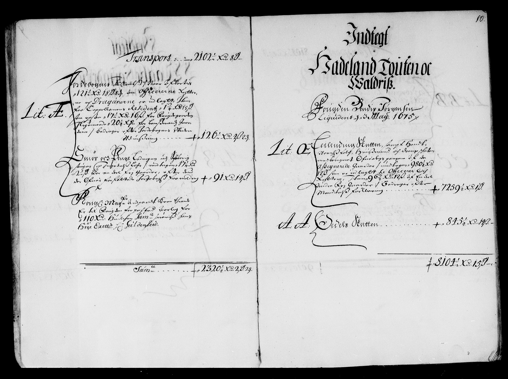 Rentekammeret inntil 1814, Reviderte regnskaper, Stiftamtstueregnskaper, Landkommissariatet på Akershus og Akershus stiftamt, AV/RA-EA-5869/R/Rb/L0094: Akershus stiftamt, 1673-1674