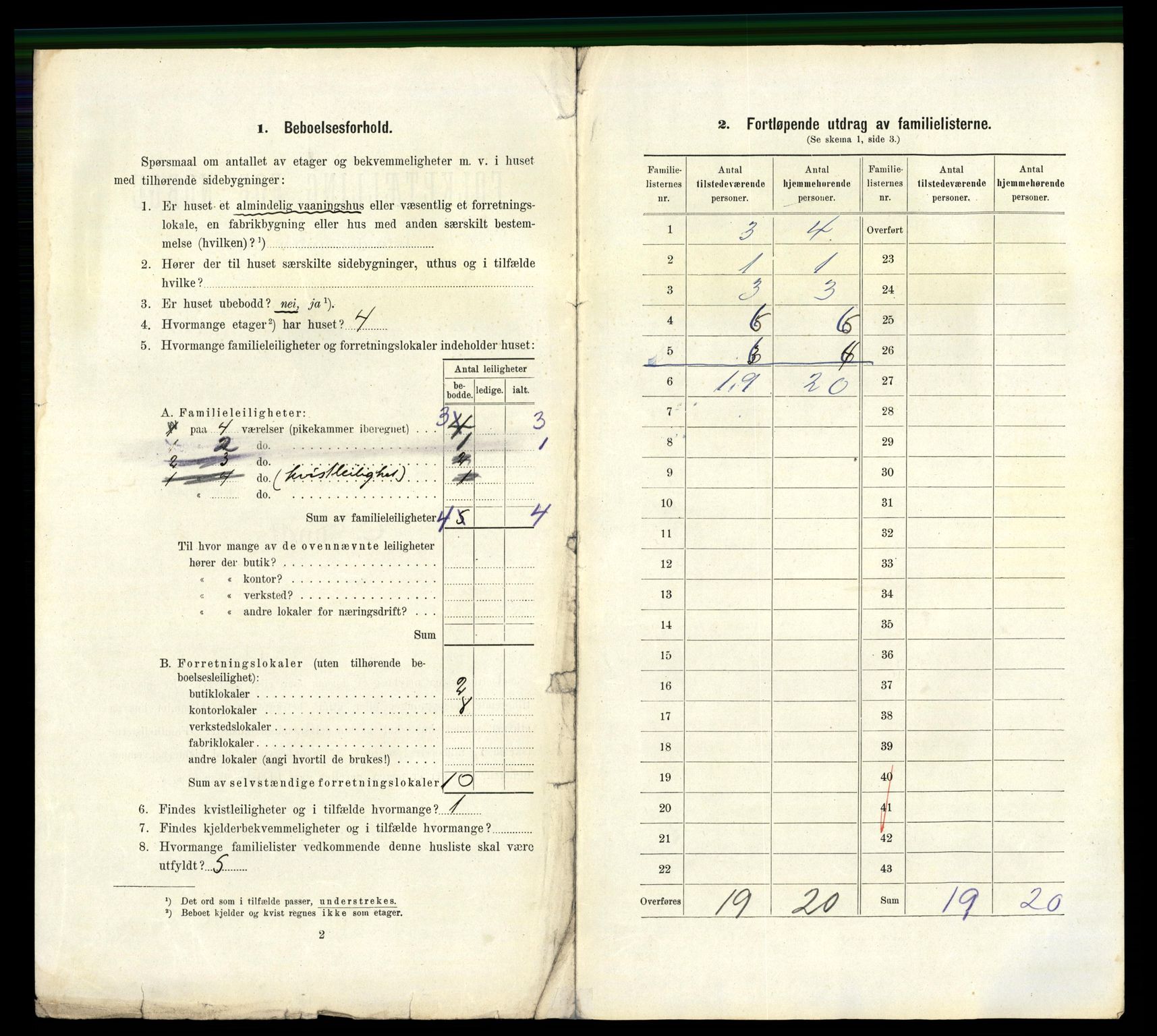 RA, 1910 census for Bergen, 1910, p. 14202