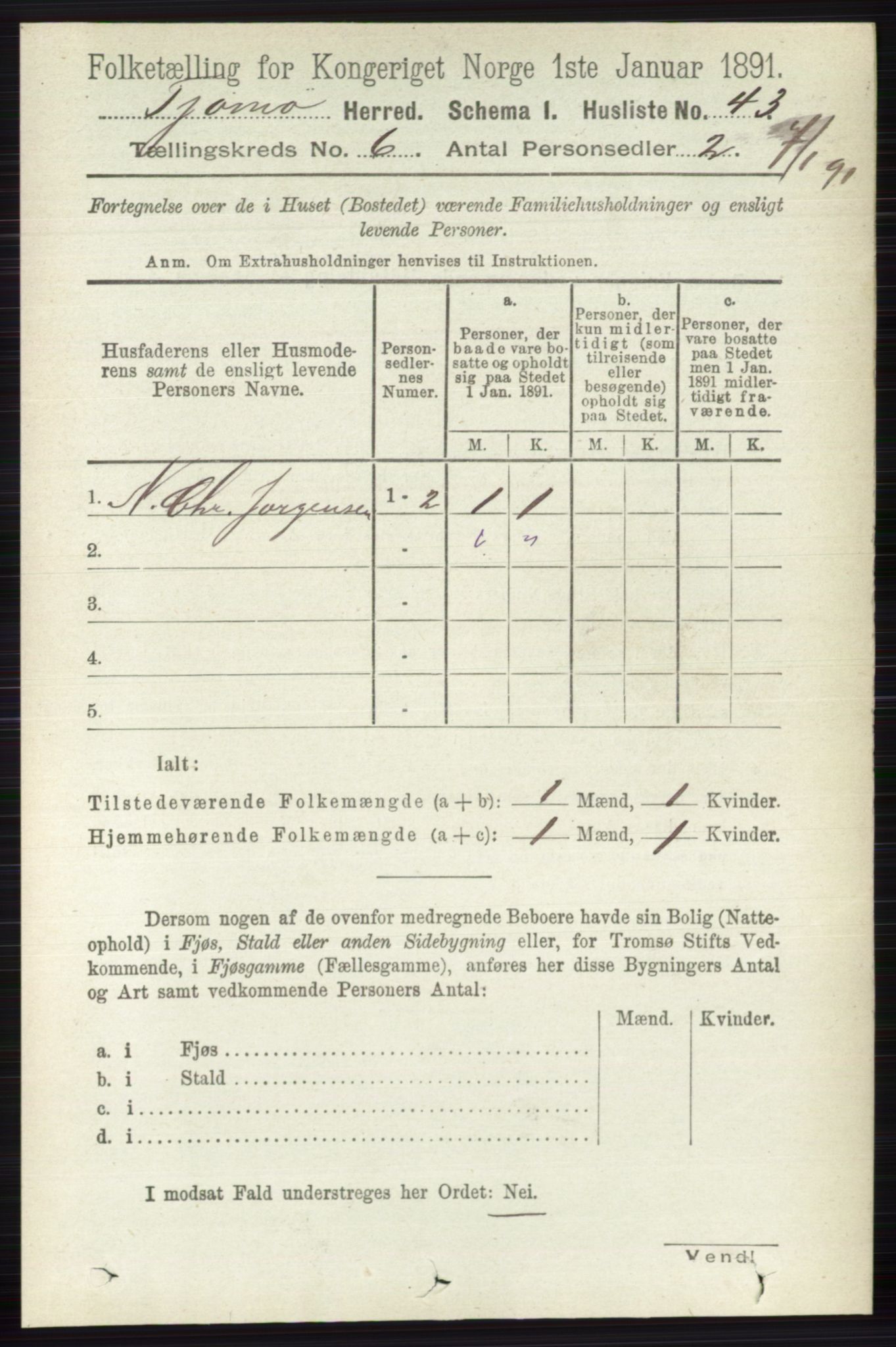 RA, 1891 census for 0723 Tjøme, 1891, p. 2102