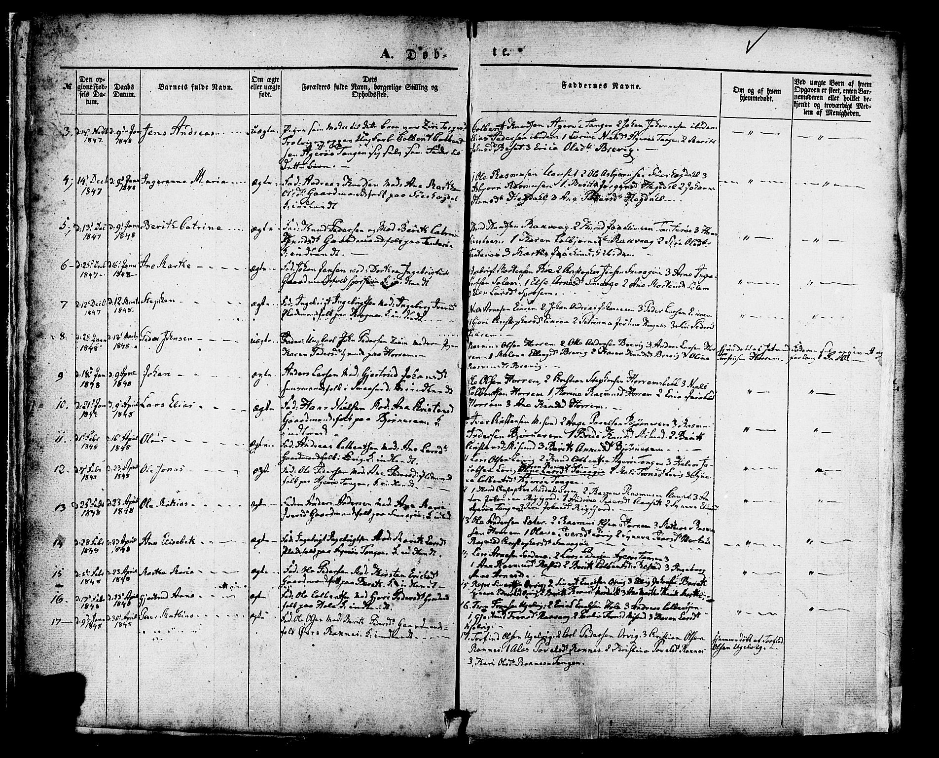 Ministerialprotokoller, klokkerbøker og fødselsregistre - Møre og Romsdal, AV/SAT-A-1454/560/L0719: Parish register (official) no. 560A03, 1845-1872, p. 11