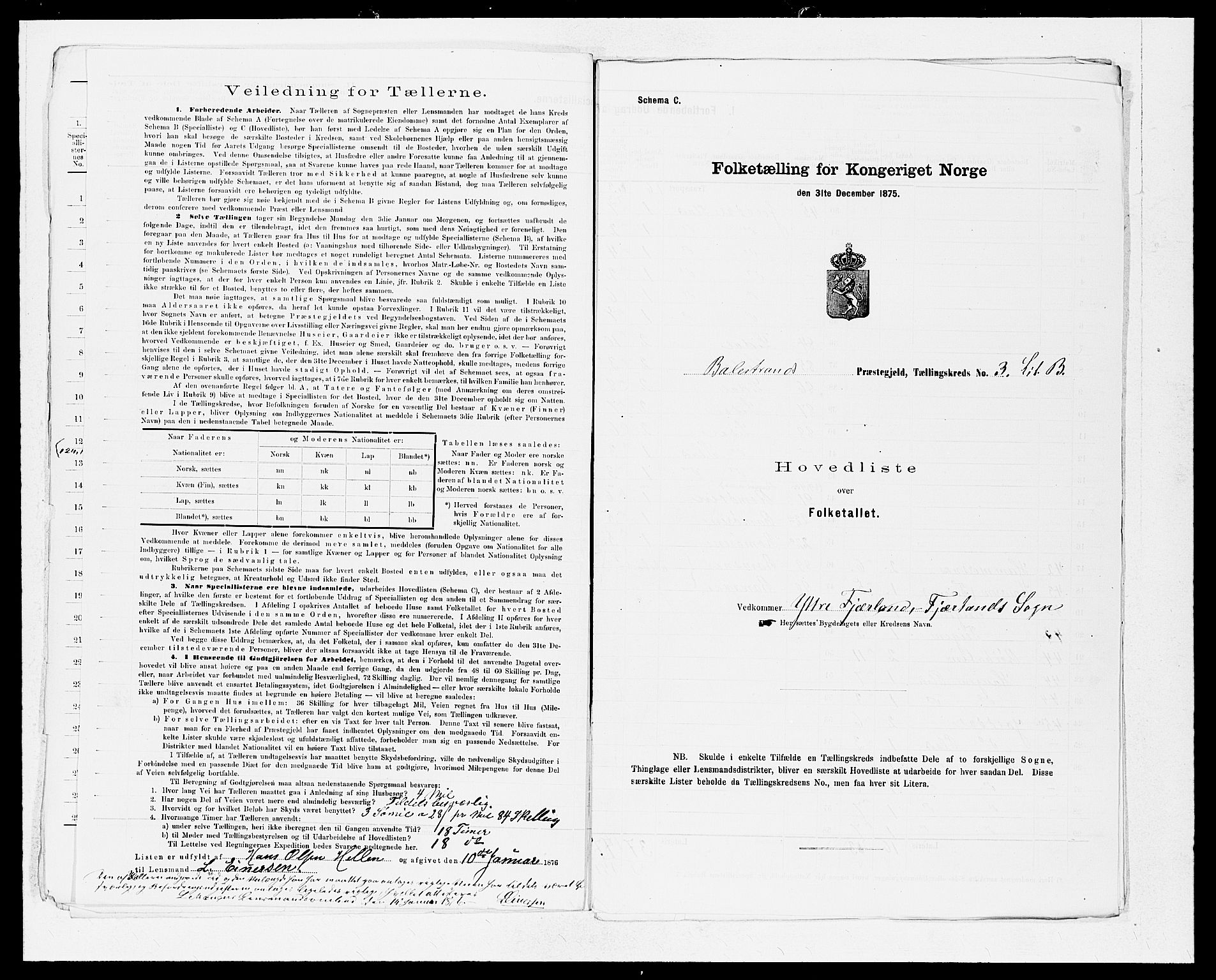 SAB, 1875 census for 1418P Balestrand, 1875, p. 10