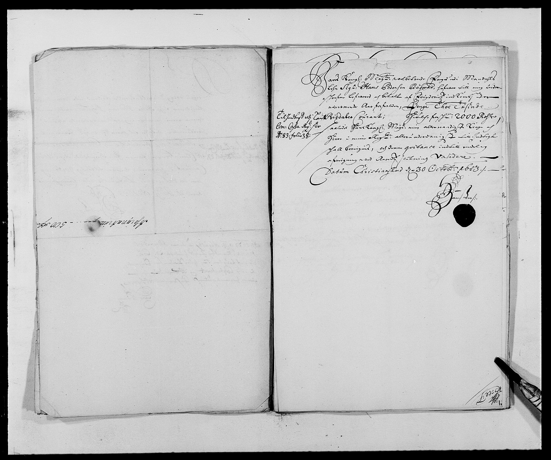 Rentekammeret inntil 1814, Reviderte regnskaper, Fogderegnskap, RA/EA-4092/R42/L2541: Mandal fogderi, 1681-1684, p. 214