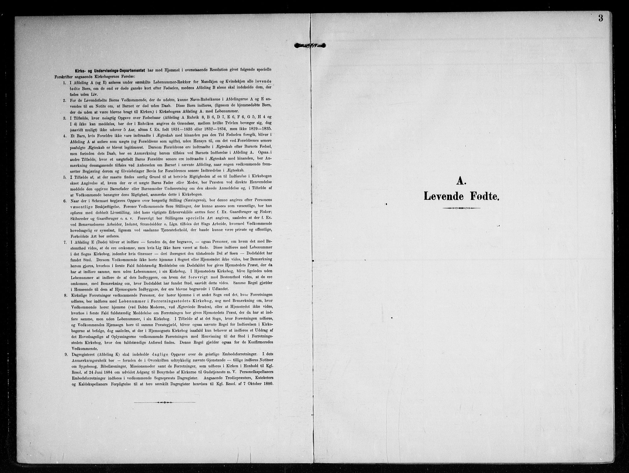 Berg prestekontor Kirkebøker, SAO/A-10902/F/Fb/L0003: Parish register (official) no. II 3, 1903-1919, p. 3