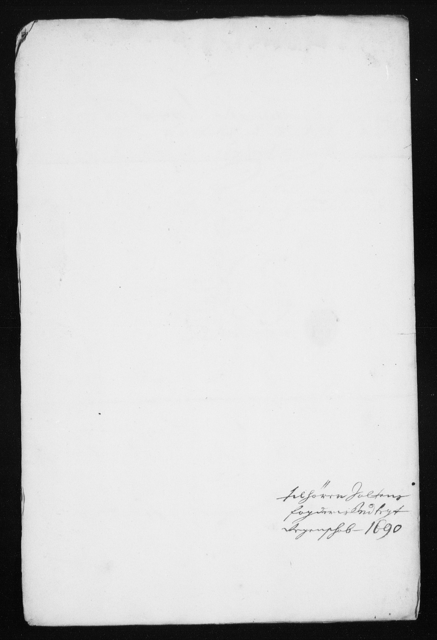 Rentekammeret inntil 1814, Reviderte regnskaper, Stiftamtstueregnskaper, Trondheim stiftamt og Nordland amt, AV/RA-EA-6044/R/Rh/L0015: Nordland amt, 1690