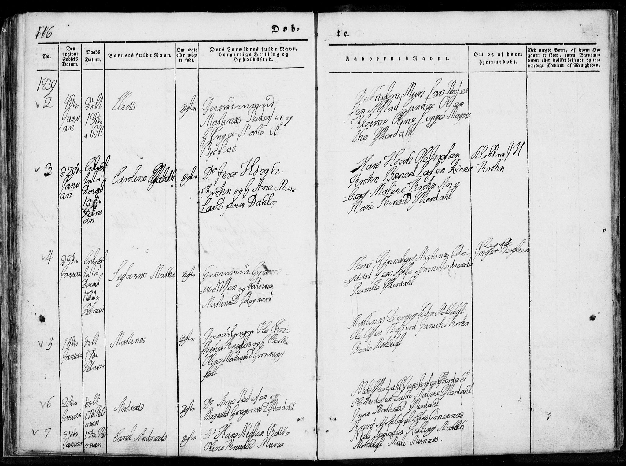 Ministerialprotokoller, klokkerbøker og fødselsregistre - Møre og Romsdal, AV/SAT-A-1454/519/L0247: Parish register (official) no. 519A06, 1827-1846, p. 116