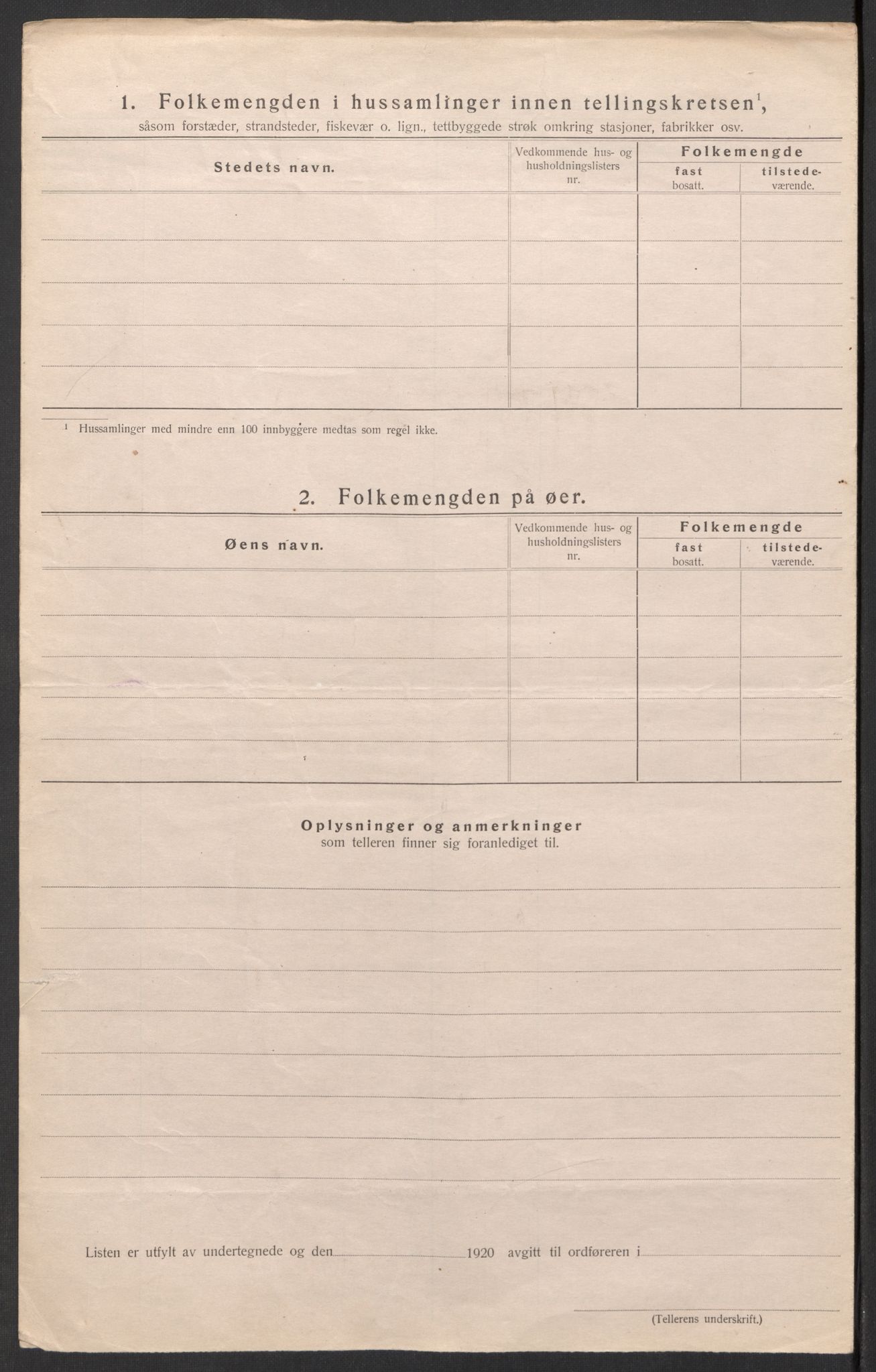 SAK, 1920 census for Spangereid, 1920, p. 33