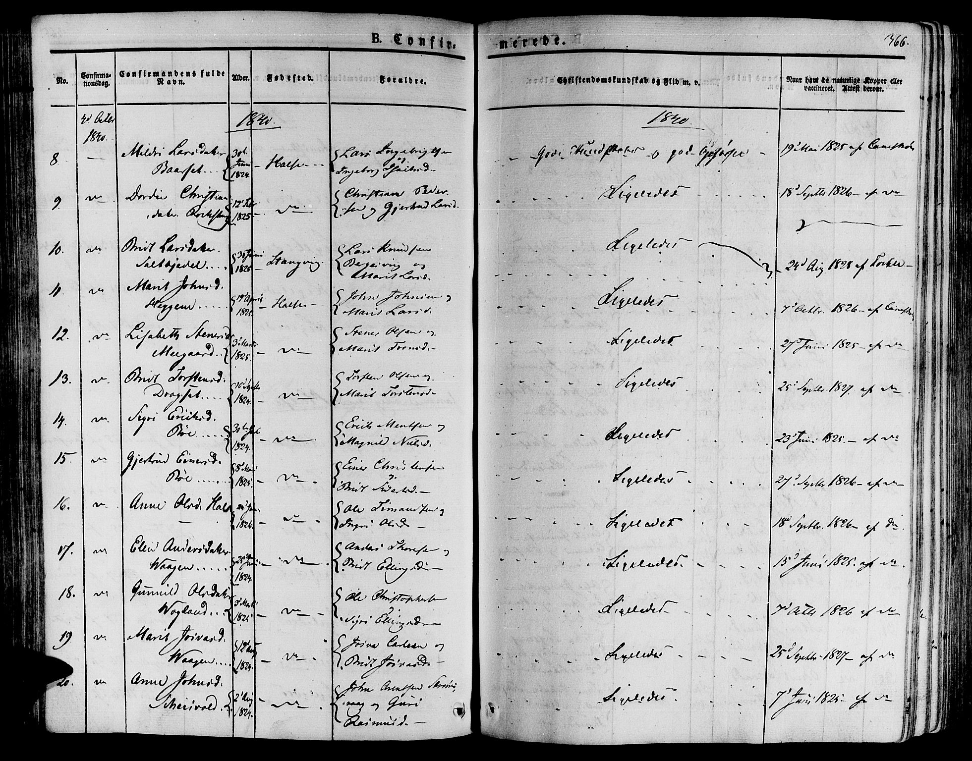 Ministerialprotokoller, klokkerbøker og fødselsregistre - Møre og Romsdal, AV/SAT-A-1454/592/L1025: Parish register (official) no. 592A03 /2, 1831-1849, p. 366