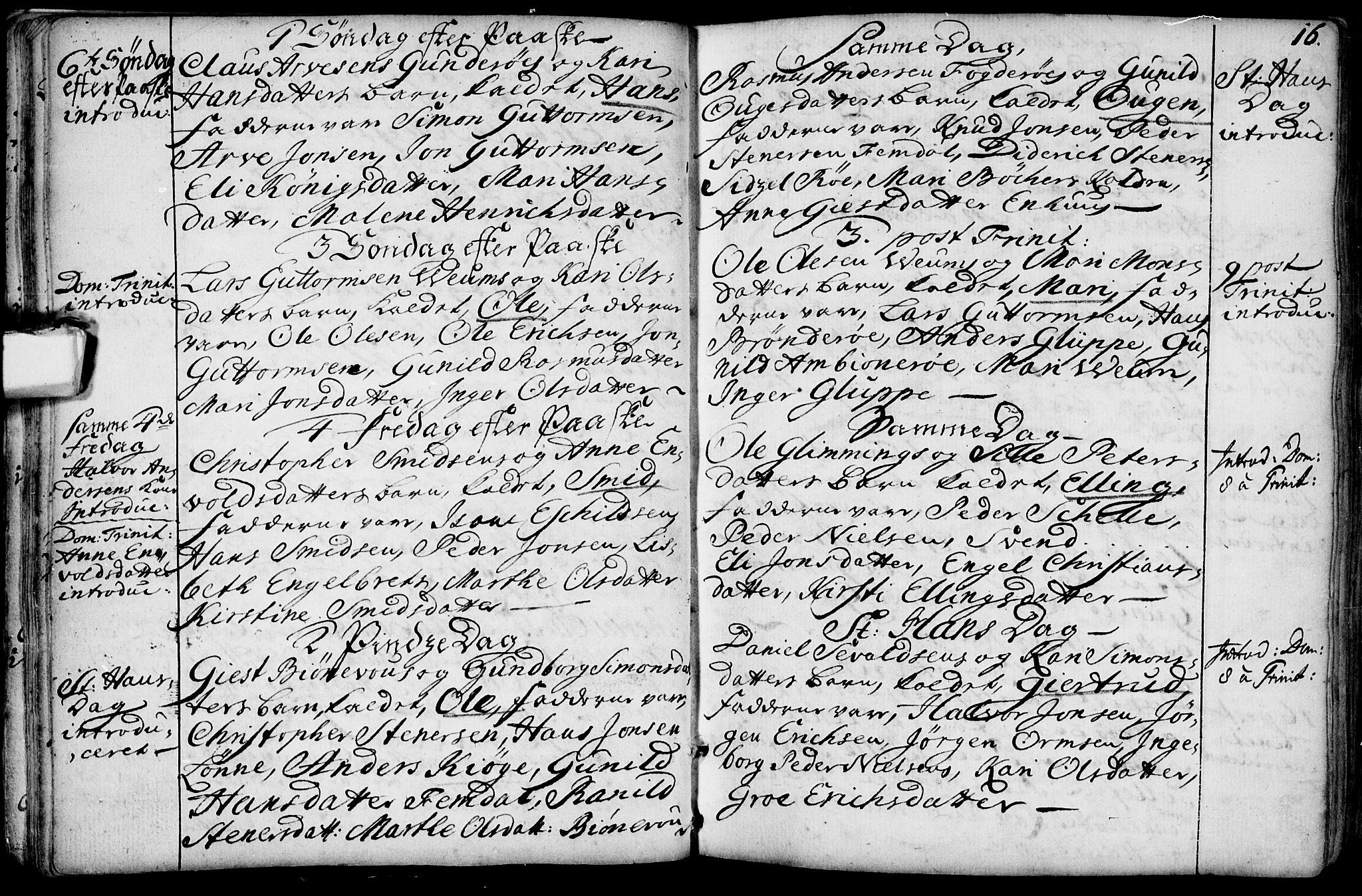 Glemmen prestekontor Kirkebøker, AV/SAO-A-10908/F/Fa/L0001: Parish register (official) no. 1, 1733-1759, p. 16