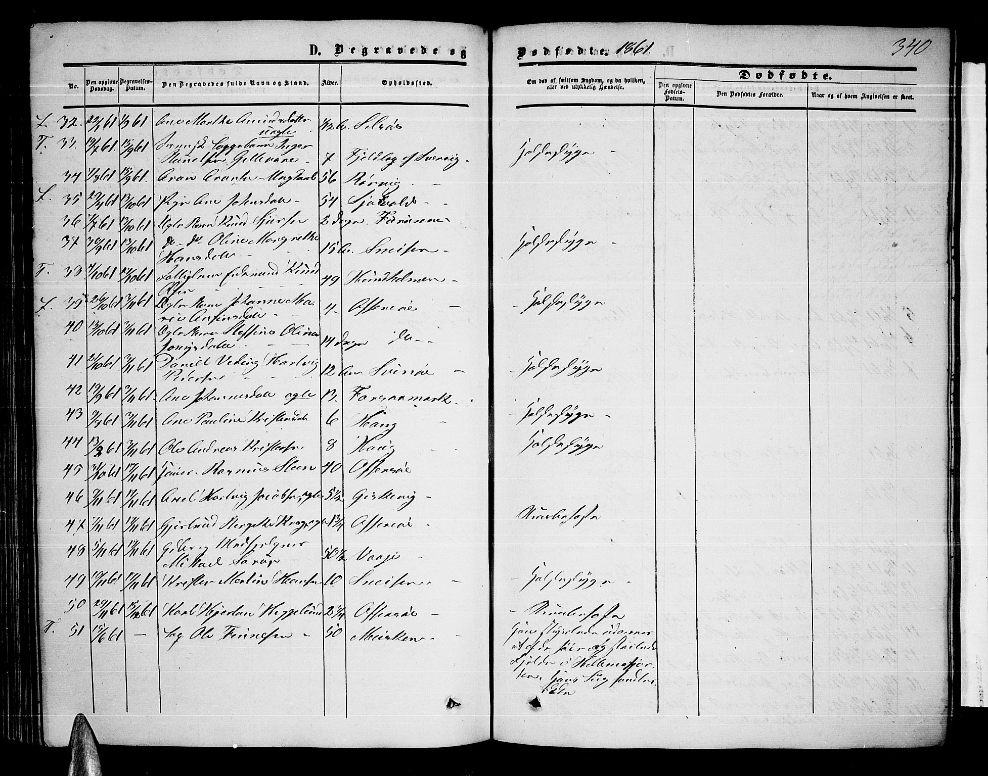 Ministerialprotokoller, klokkerbøker og fødselsregistre - Nordland, AV/SAT-A-1459/872/L1046: Parish register (copy) no. 872C02, 1852-1879, p. 340