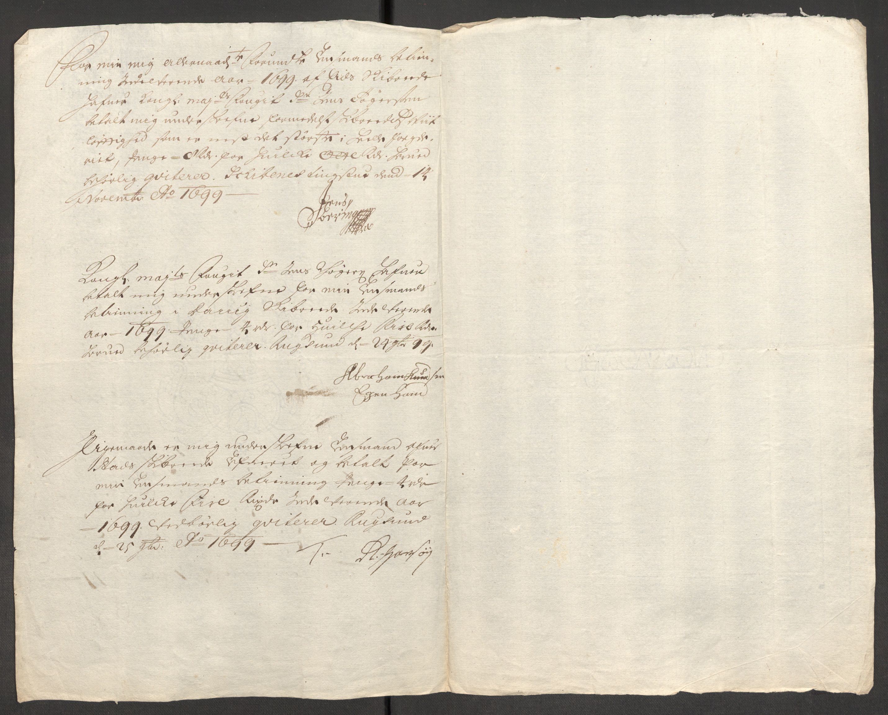 Rentekammeret inntil 1814, Reviderte regnskaper, Fogderegnskap, RA/EA-4092/R53/L3424: Fogderegnskap Sunn- og Nordfjord, 1699, p. 385