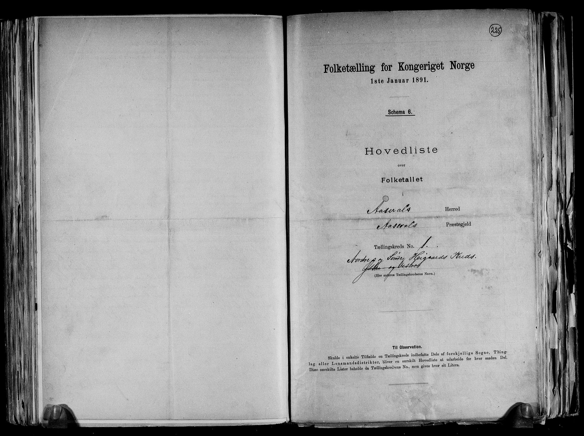 RA, 1891 census for 1026 Åseral, 1891, p. 4