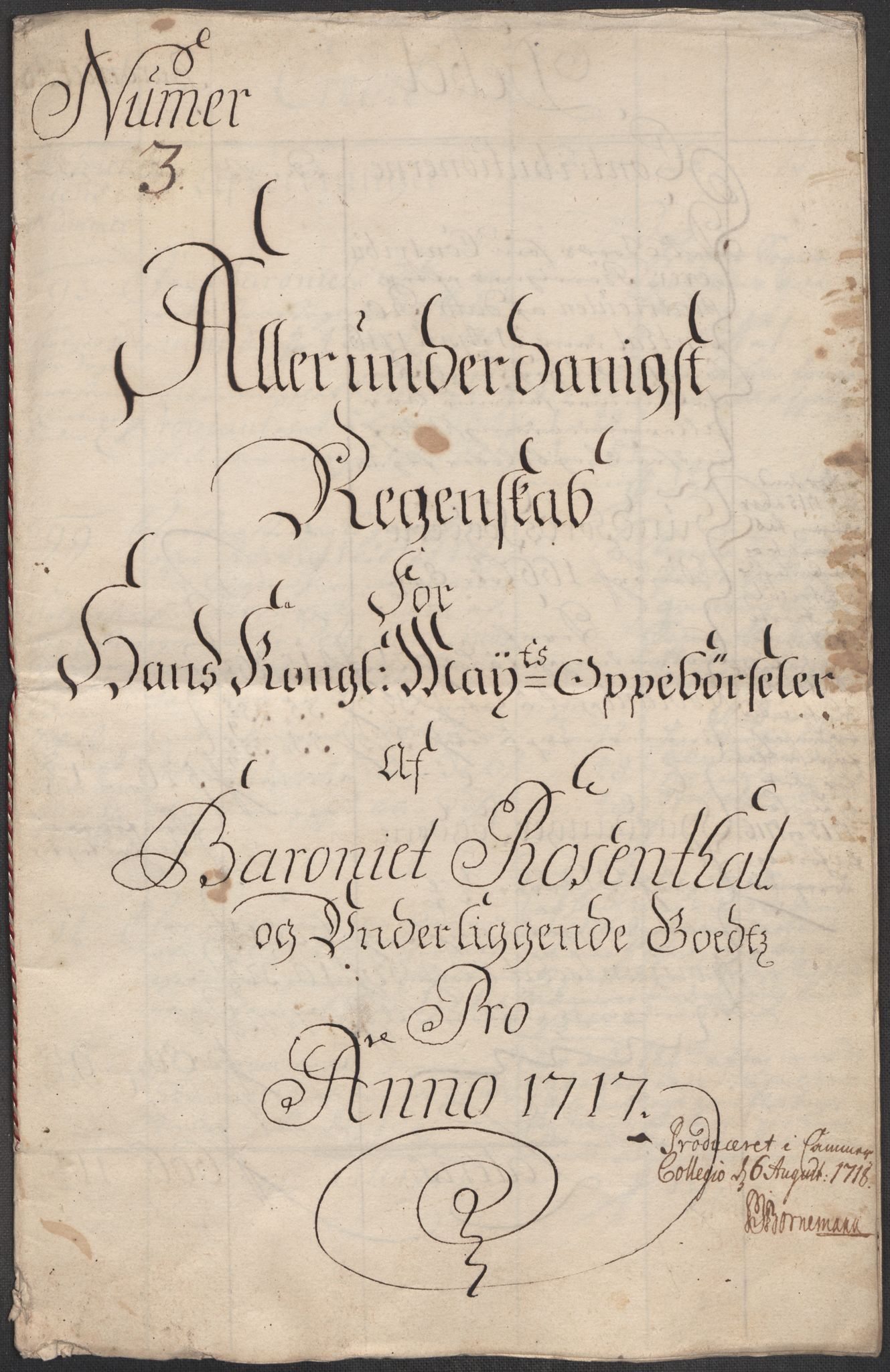 Rentekammeret inntil 1814, Reviderte regnskaper, Fogderegnskap, RA/EA-4092/R49/L3139: Fogderegnskap Rosendal Baroni, 1715-1717, p. 201