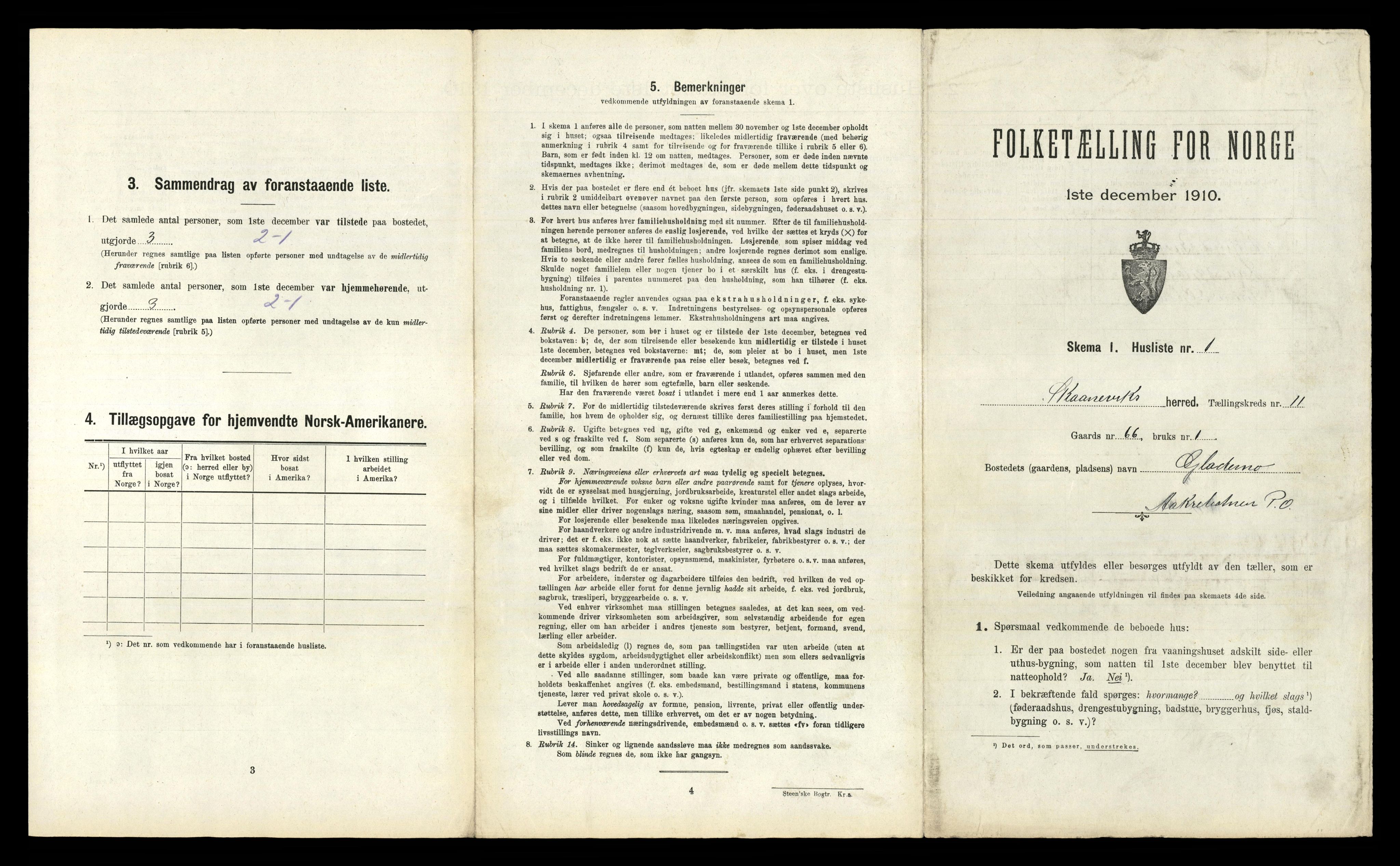 RA, 1910 census for Skånevik, 1910, p. 581