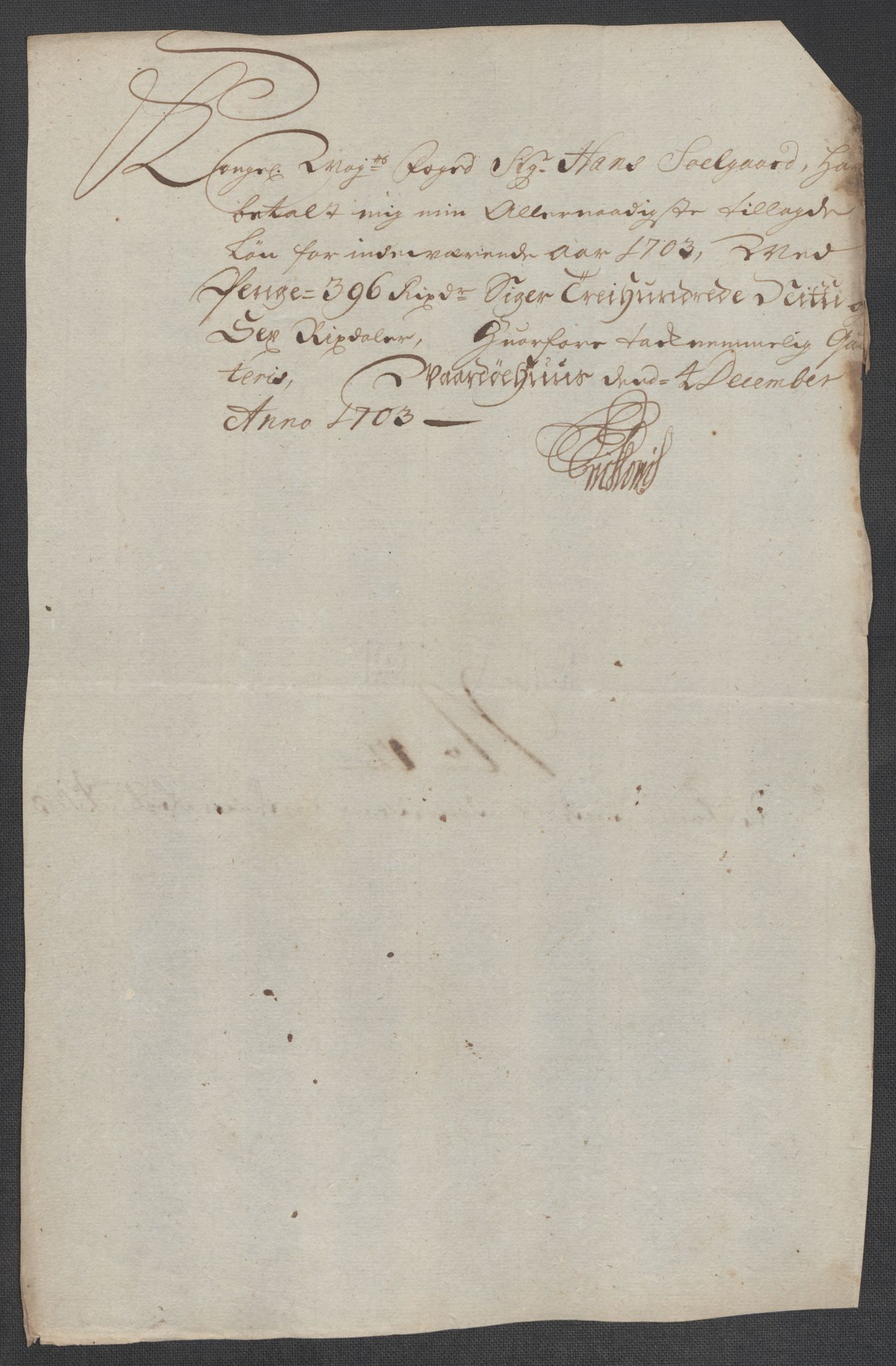 Rentekammeret inntil 1814, Reviderte regnskaper, Fogderegnskap, AV/RA-EA-4092/R69/L4852: Fogderegnskap Finnmark/Vardøhus, 1701-1704, p. 353