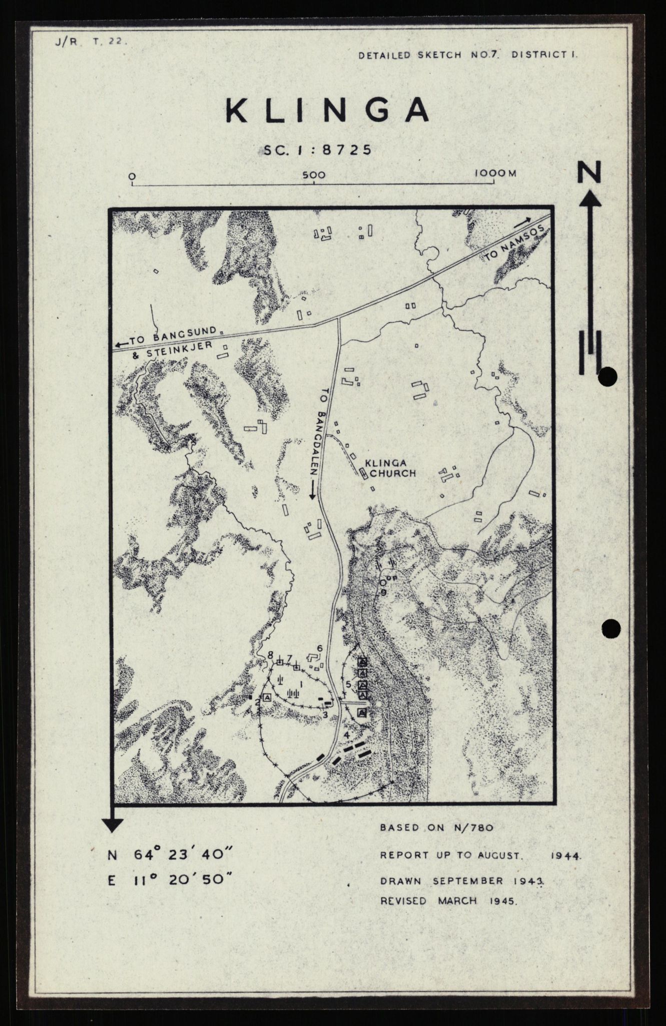 Forsvaret, Forsvarets overkommando II, RA/RAFA-3915/D/Dd/L0010: Nord- og Sør-Trøndelag, 1942-1945, p. 241