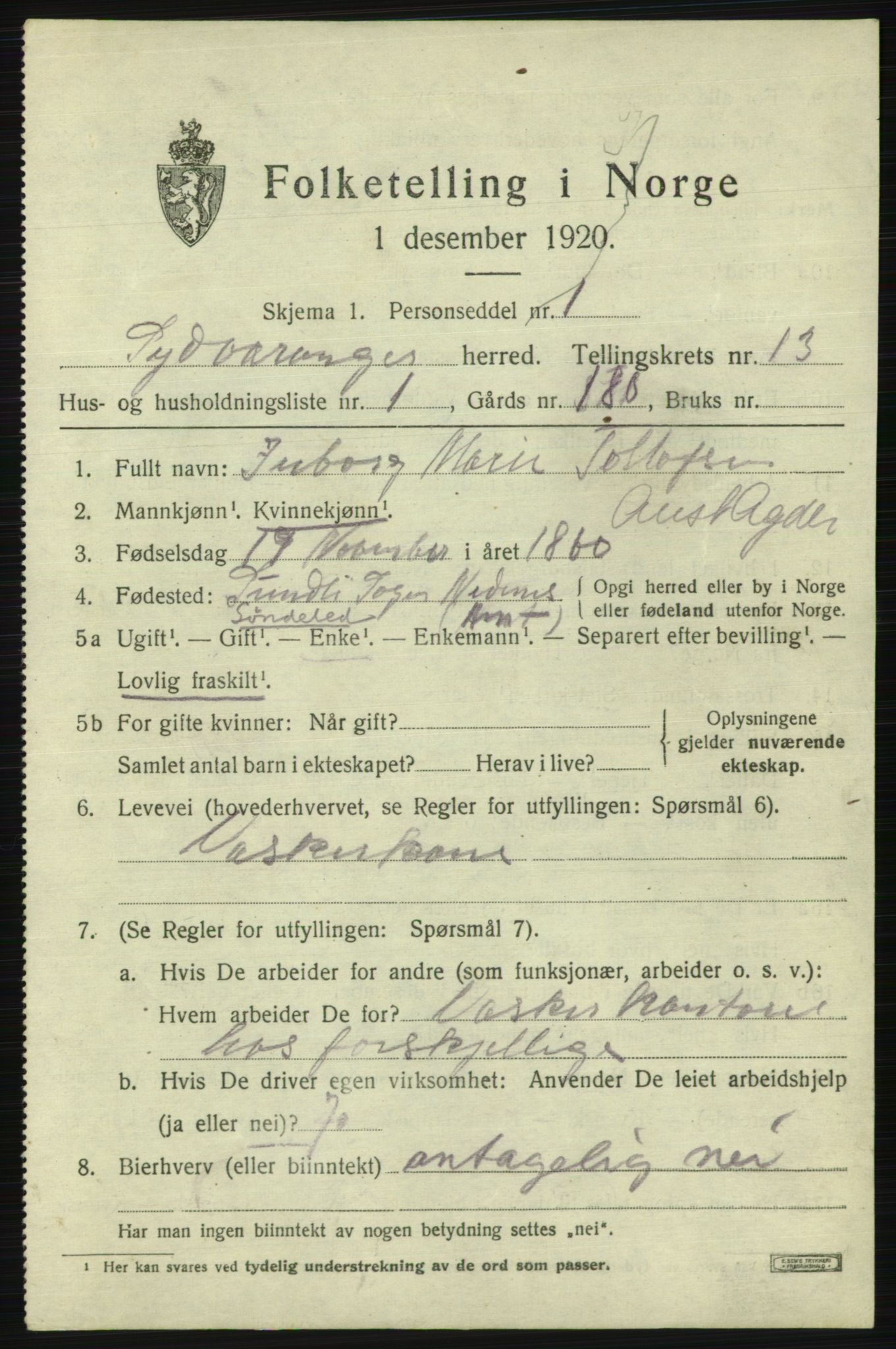 SATØ, 1920 census for Sør-Varanger, 1920, p. 10937