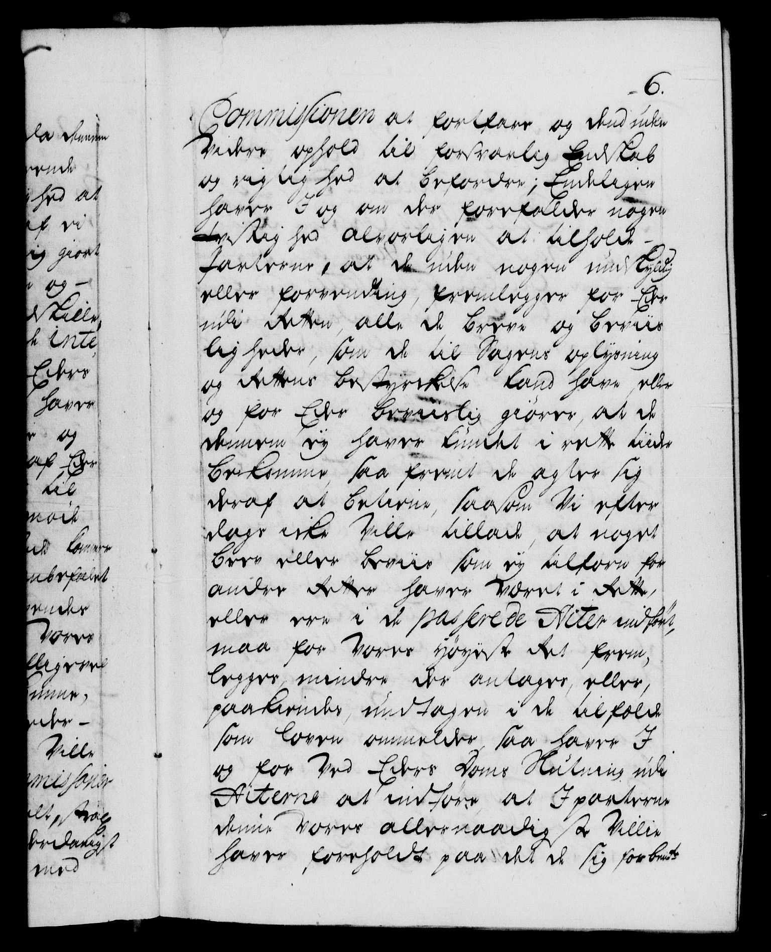 Danske Kanselli 1572-1799, AV/RA-EA-3023/F/Fc/Fca/Fcab/L0024: Norske tegnelser, 1728-1730, p. 6a
