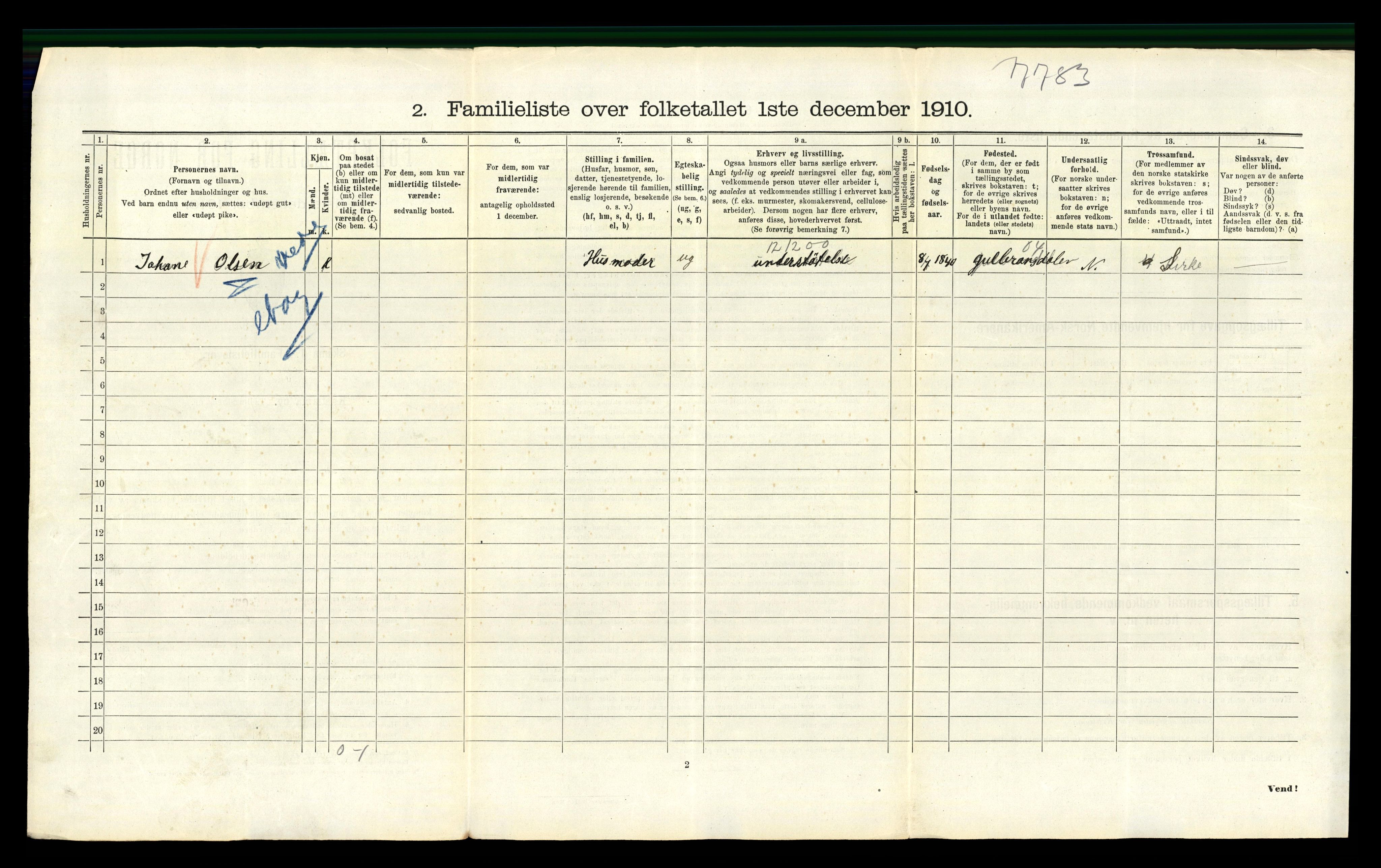 RA, 1910 census for Kristiania, 1910, p. 67866