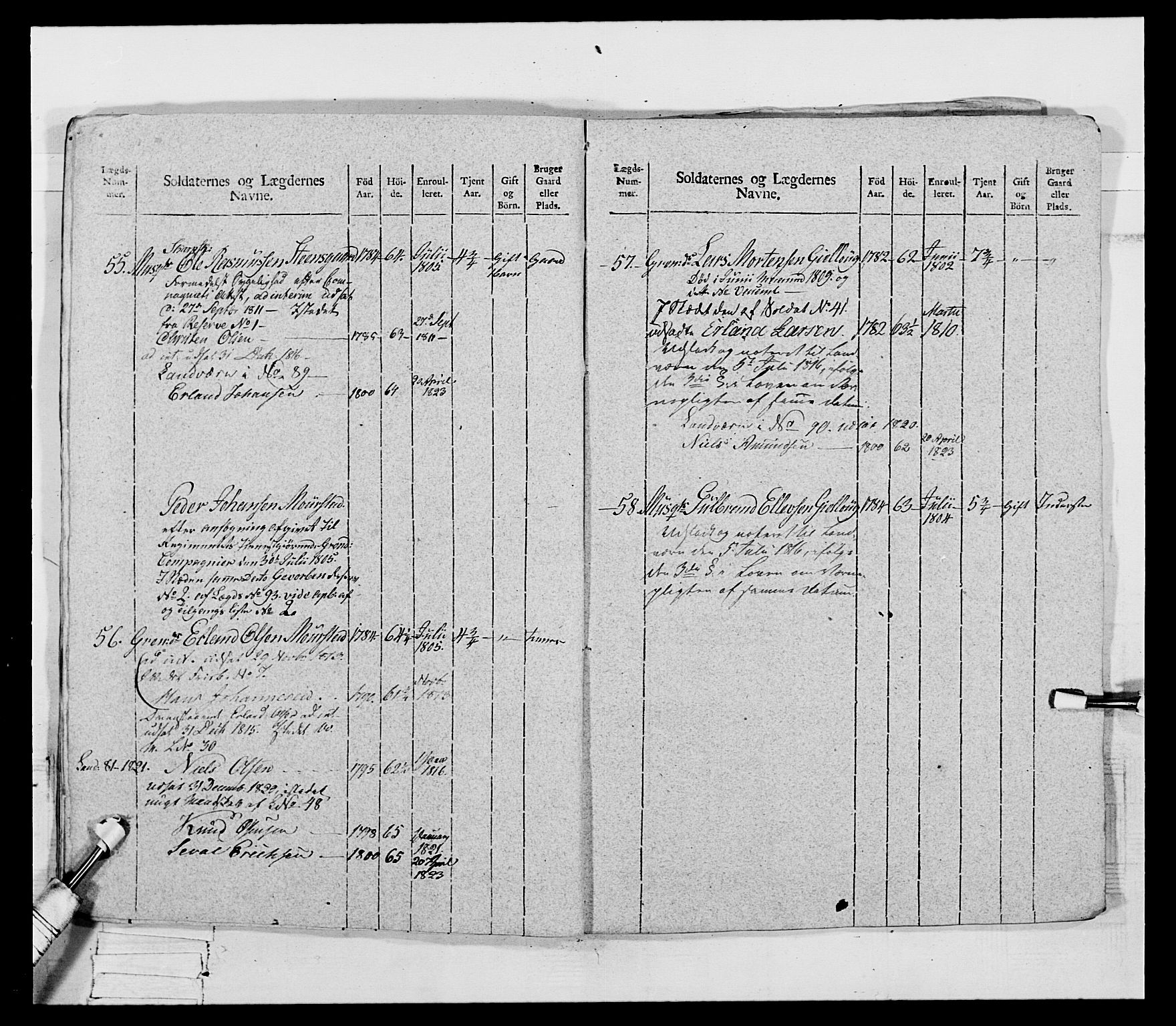 Generalitets- og kommissariatskollegiet, Det kongelige norske kommissariatskollegium, AV/RA-EA-5420/E/Eh/L0069: Opplandske gevorbne infanteriregiment, 1810-1818, p. 179