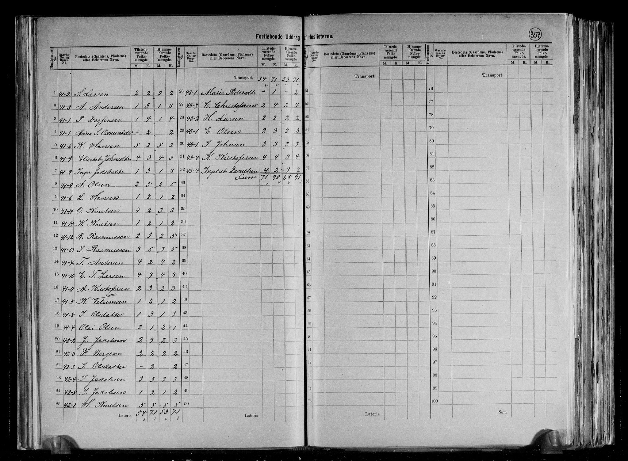 RA, 1891 census for 1141 Finnøy, 1891, p. 19