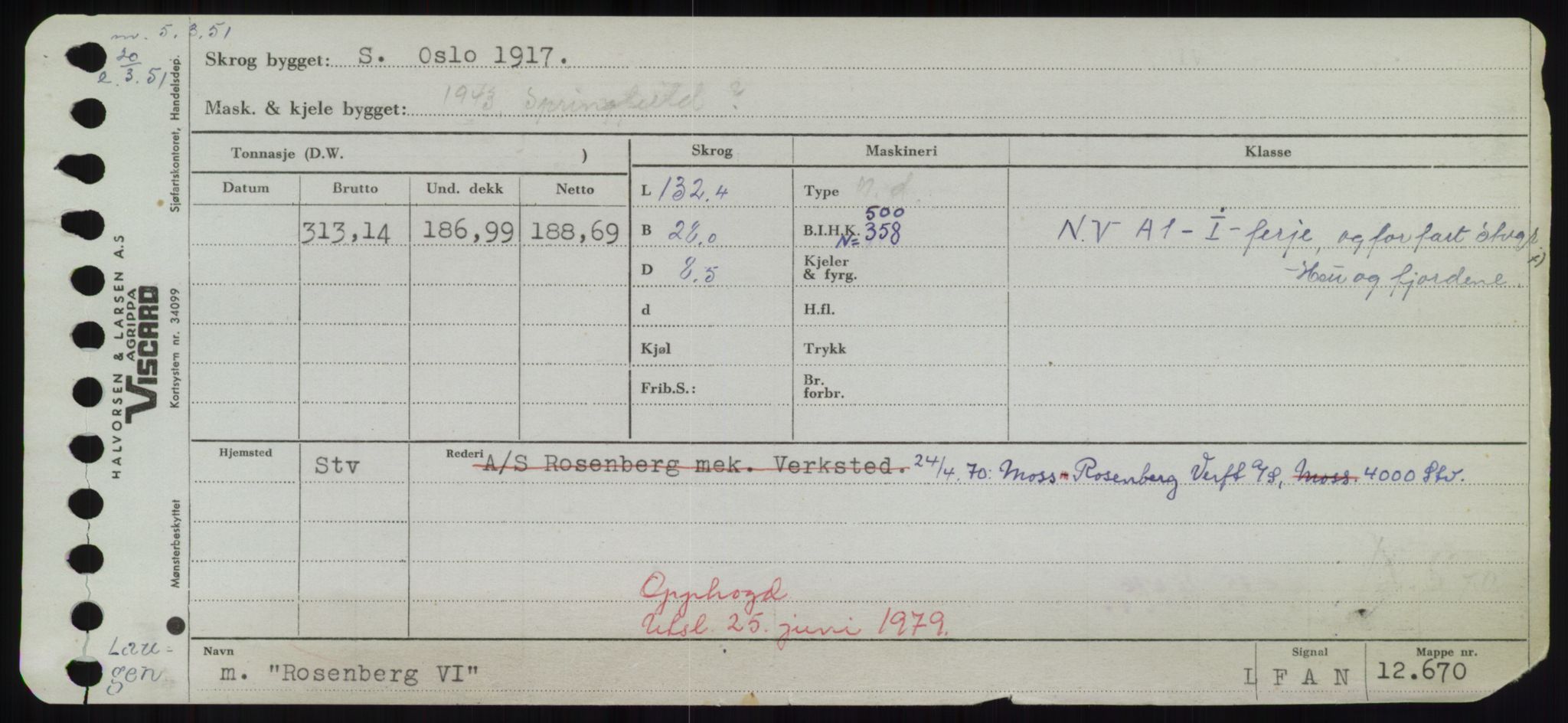 Sjøfartsdirektoratet med forløpere, Skipsmålingen, RA/S-1627/H/Hd/L0031: Fartøy, Rju-Sam, p. 163