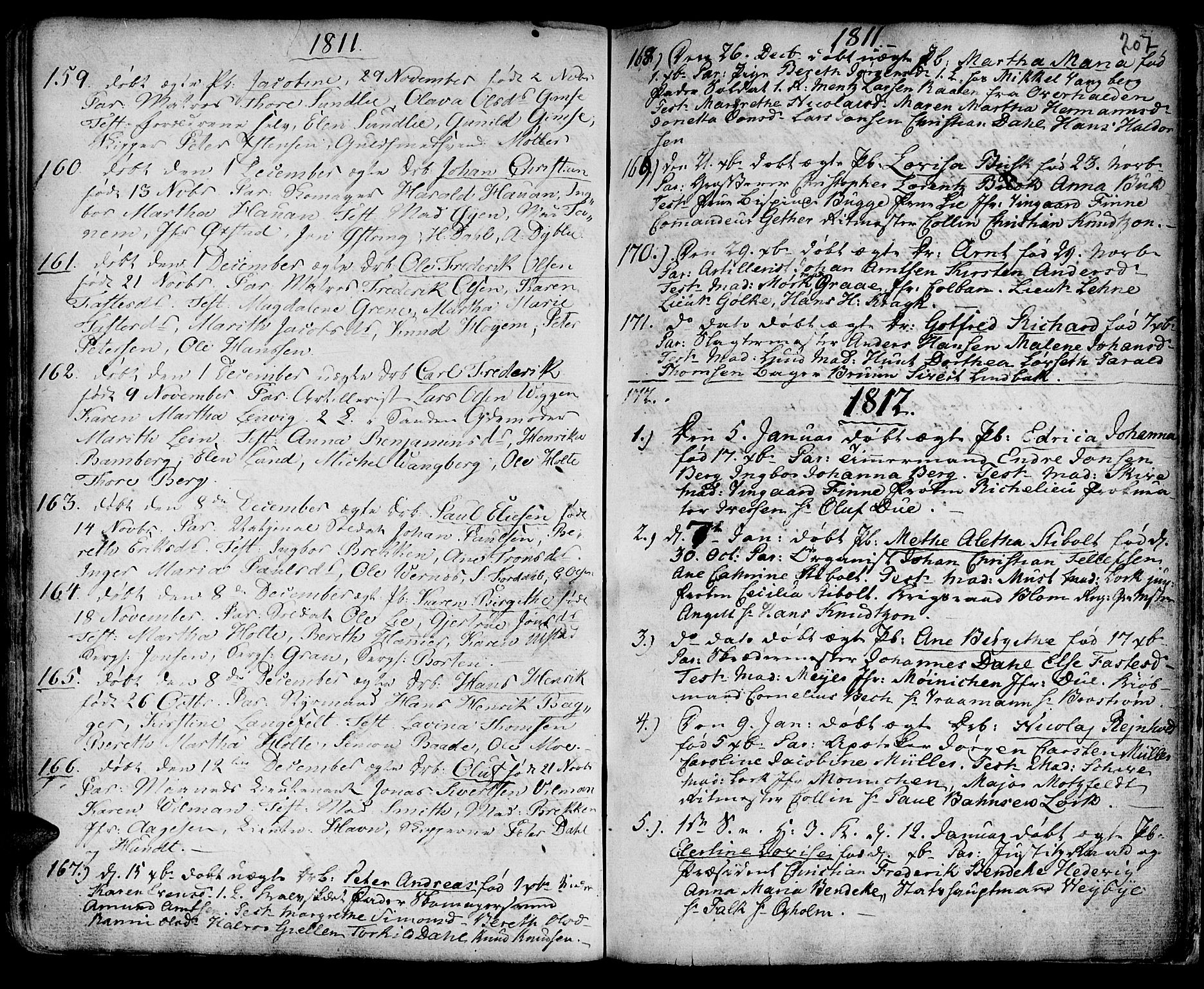 Ministerialprotokoller, klokkerbøker og fødselsregistre - Sør-Trøndelag, SAT/A-1456/601/L0039: Parish register (official) no. 601A07, 1770-1819, p. 207