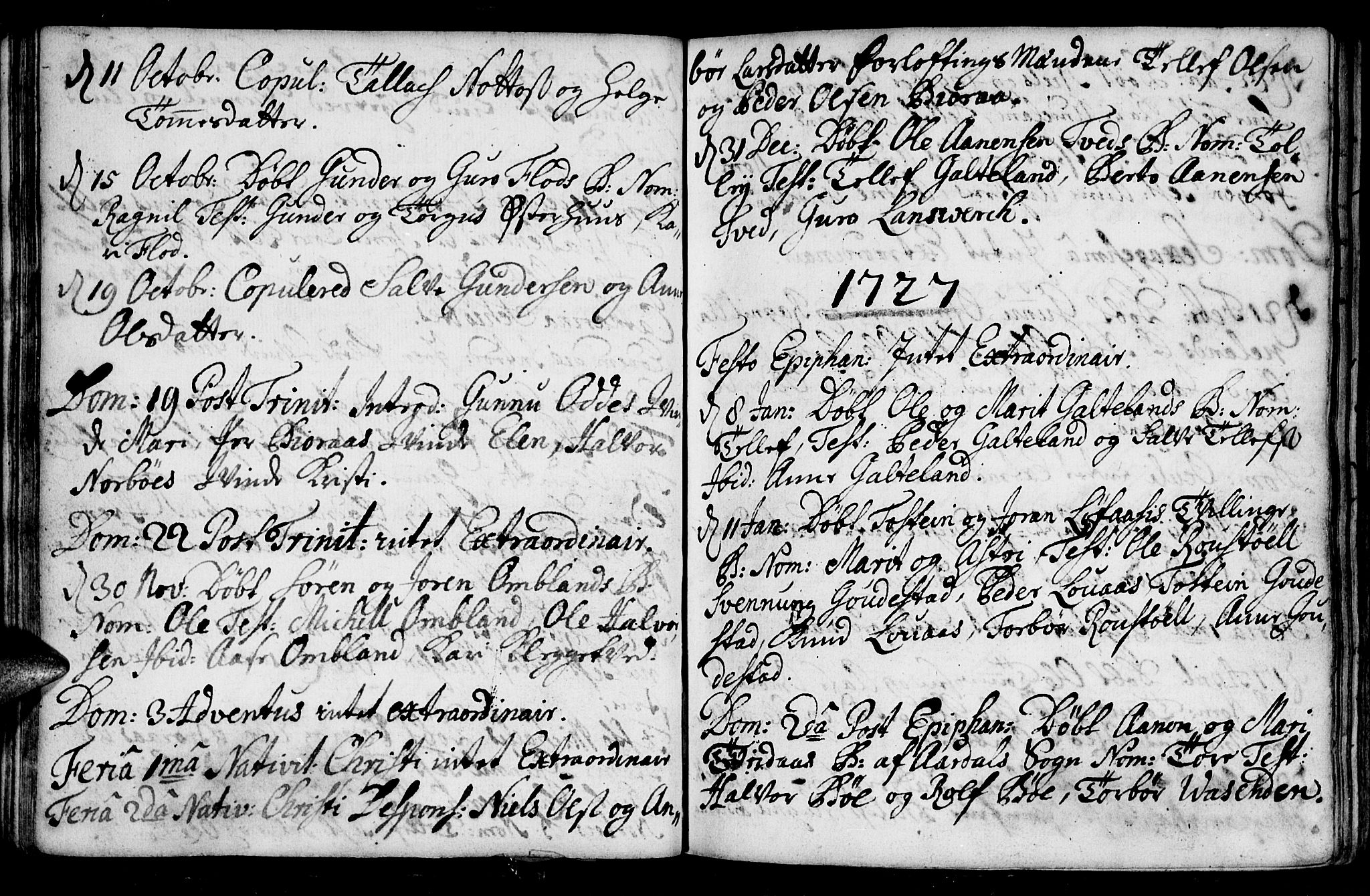 Evje sokneprestkontor, AV/SAK-1111-0008/F/Fa/Faa/L0001: Parish register (official) no. A 1, 1705-1760, p. 49