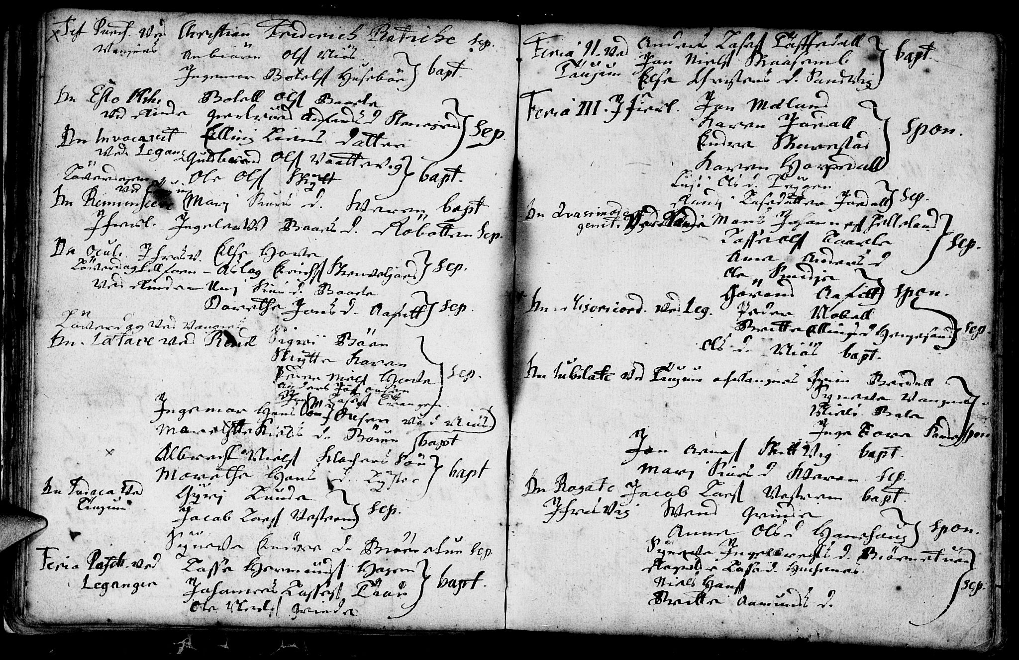 Leikanger sokneprestembete, SAB/A-81001: Parish register (official) no. A 1, 1690-1734, p. 25