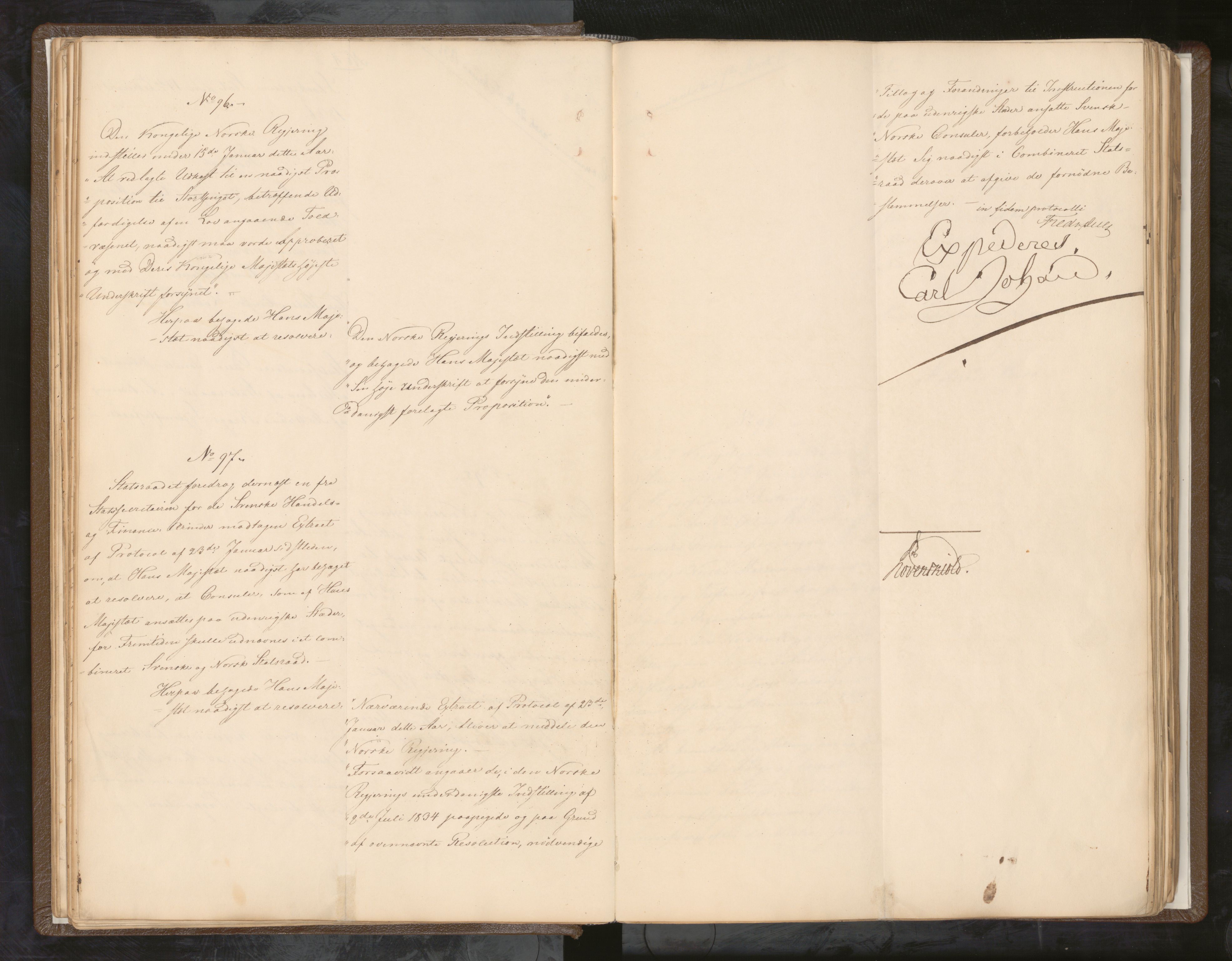 Statsrådssekretariatet, AV/RA-S-1001/A/Ab/L0042: Kgl. res. nr. 1-631, 1. halvår, 1836