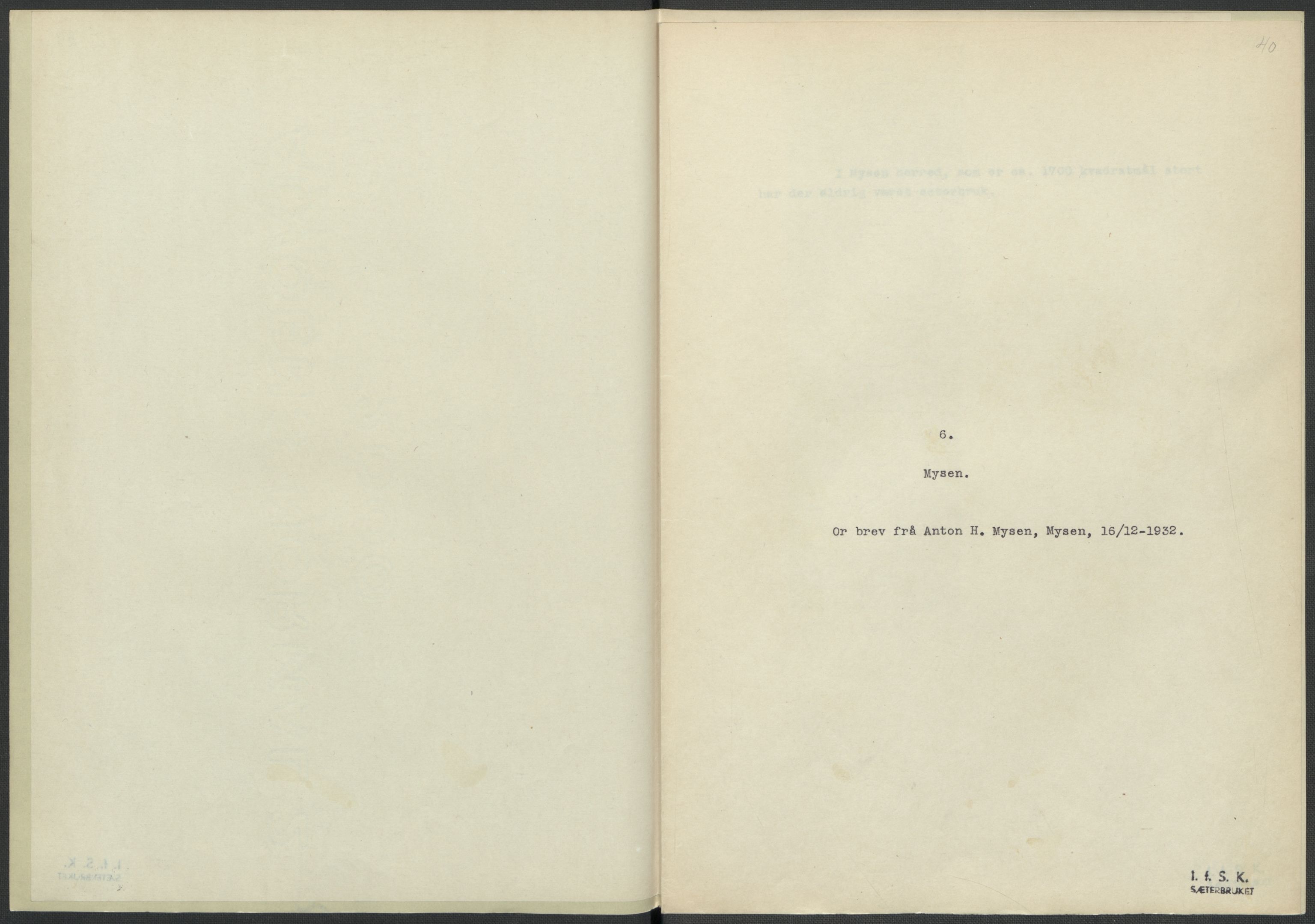 Instituttet for sammenlignende kulturforskning, AV/RA-PA-0424/F/Fc/L0002/0001: Eske B2: / Østfold (perm I), 1932-1935, p. 40