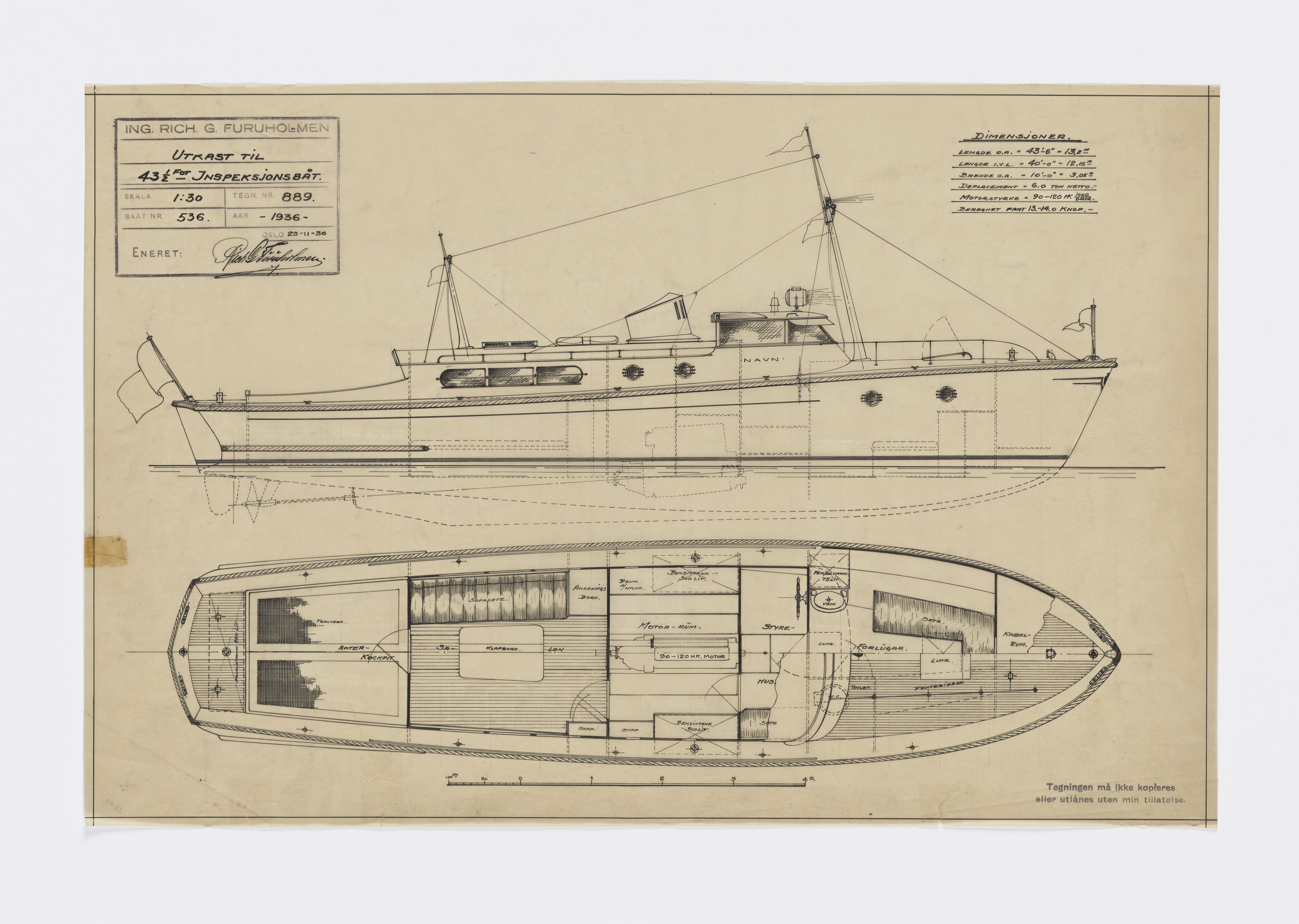 Furuholmen & Scheen, AFM/OM-1003/T/Ta/L0029/0001: Diverse båttyper / Furuholmen, 1926-1954