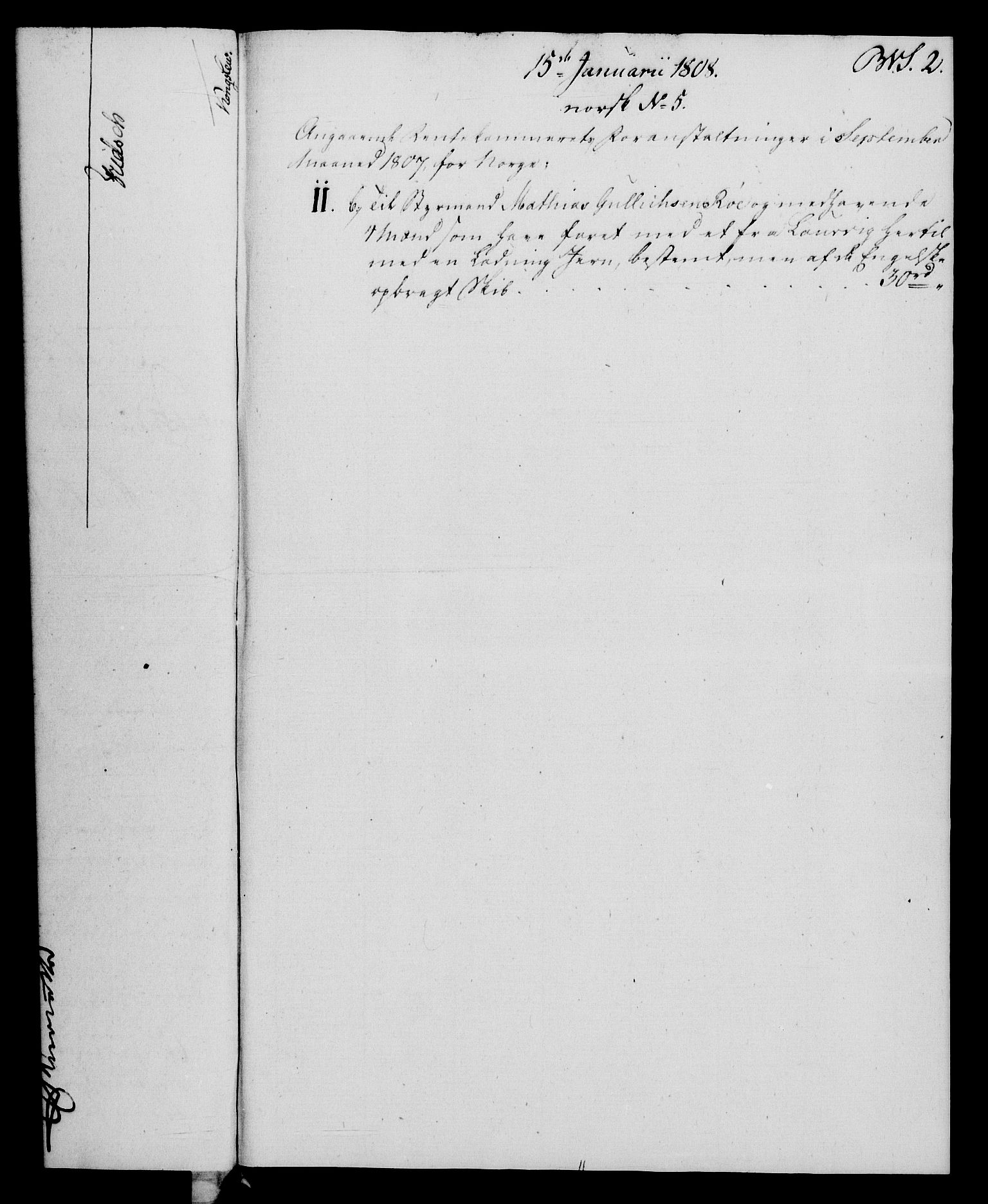 Rentekammeret, Renteskriverkontorene, AV/RA-EA-3115/M/Mf/Mfb/L0008: Relasjons- og resolusjonsprotokoll med register (merket RK 54.14), 1807-1808