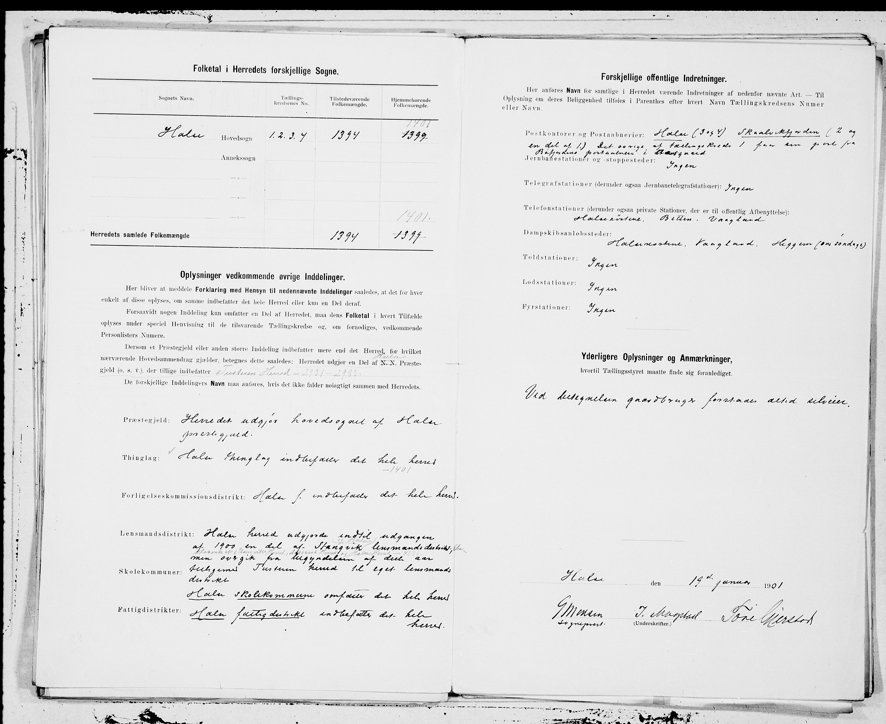 SAT, 1900 census for Halsa, 1900, p. 11