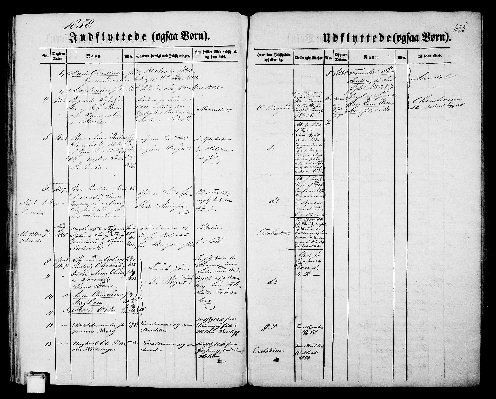 Porsgrunn kirkebøker , AV/SAKO-A-104/G/Gb/L0004: Parish register (copy) no. II 4, 1853-1882, p. 625