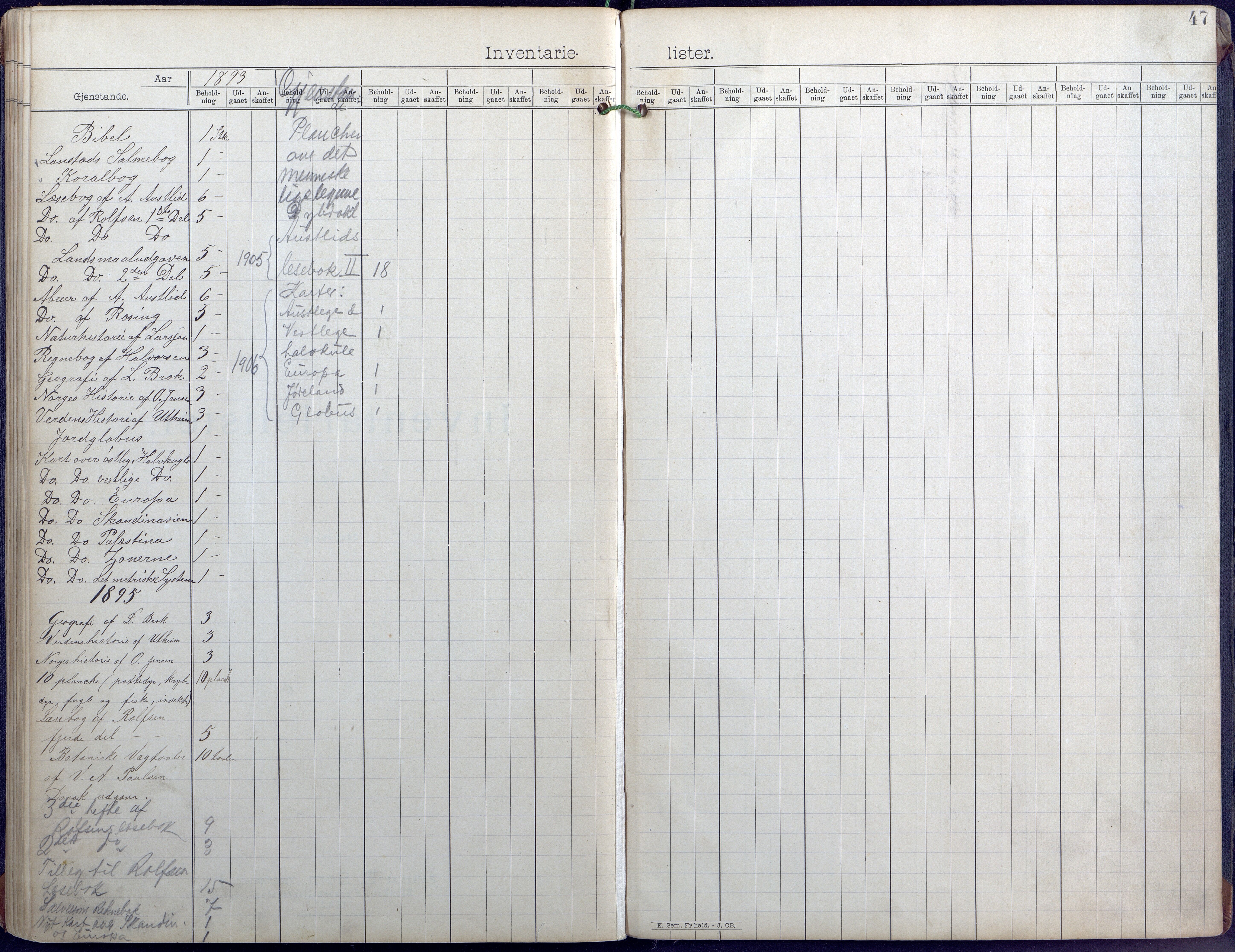 Evje kommune, Flatbygd/Løvås/Syrtveit skolekrets, AAKS/KA0937-550b/F1/L0001: Skoleprotokoll, 1893-1944, p. 42