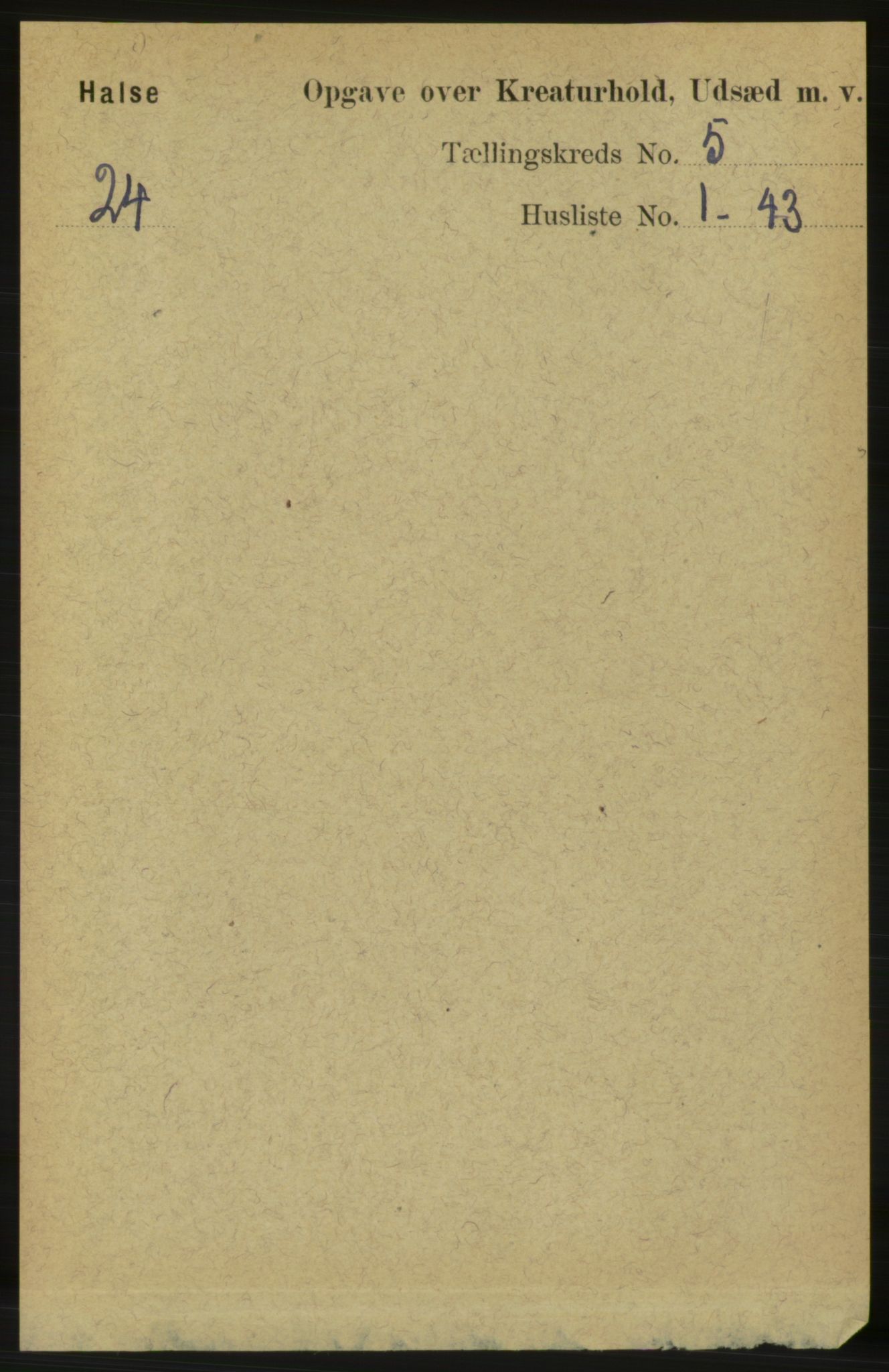 RA, 1891 census for 1571 Halsa, 1891, p. 2119
