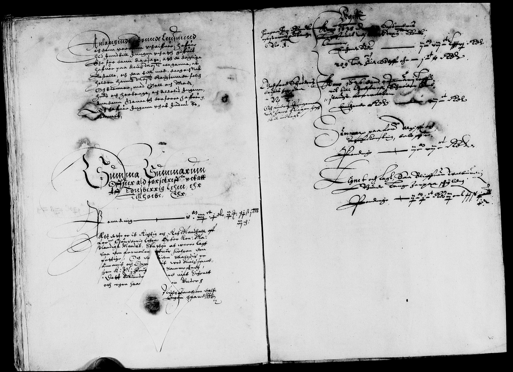 Rentekammeret inntil 1814, Reviderte regnskaper, Lensregnskaper, RA/EA-5023/R/Rb/Rbo/L0009: Tønsberg len, 1627-1629