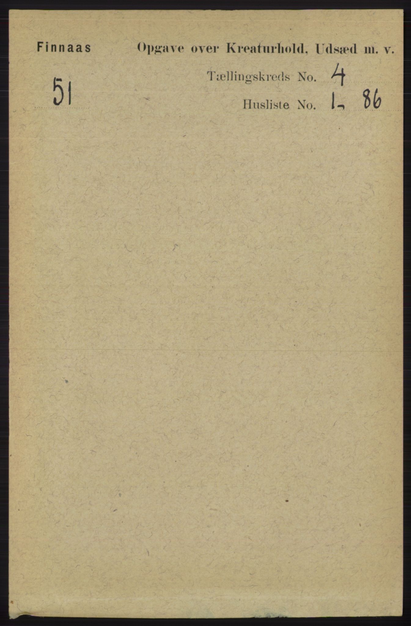 RA, 1891 census for 1218 Finnås, 1891, p. 6419