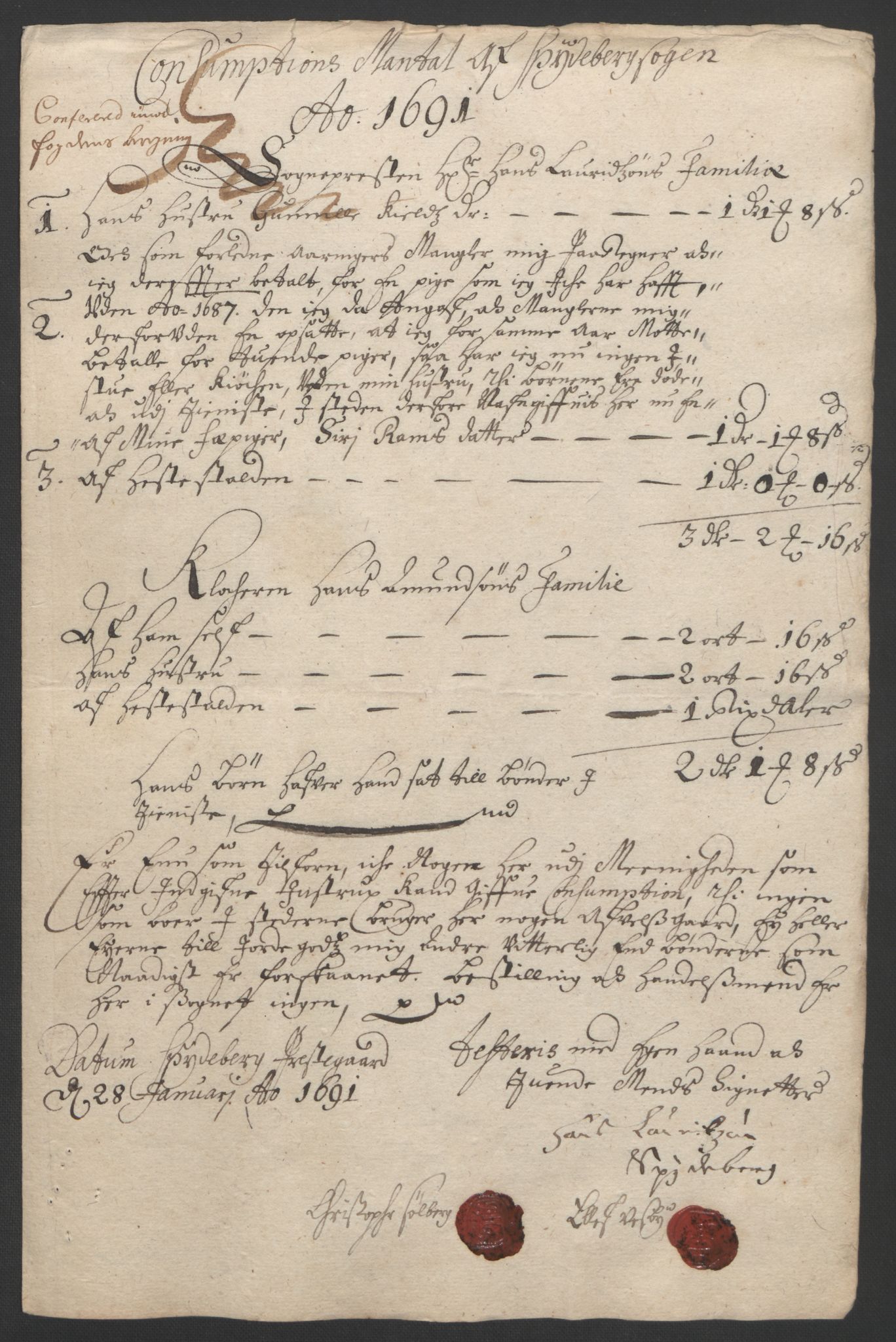 Rentekammeret inntil 1814, Reviderte regnskaper, Fogderegnskap, AV/RA-EA-4092/R05/L0278: Fogderegnskap Rakkestad, 1691-1693, p. 90