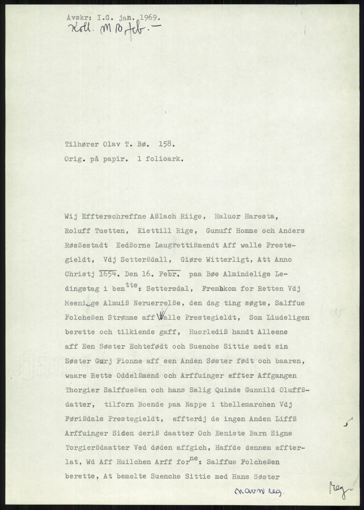 Samlinger til kildeutgivelse, Diplomavskriftsamlingen, AV/RA-EA-4053/H/Ha, p. 703