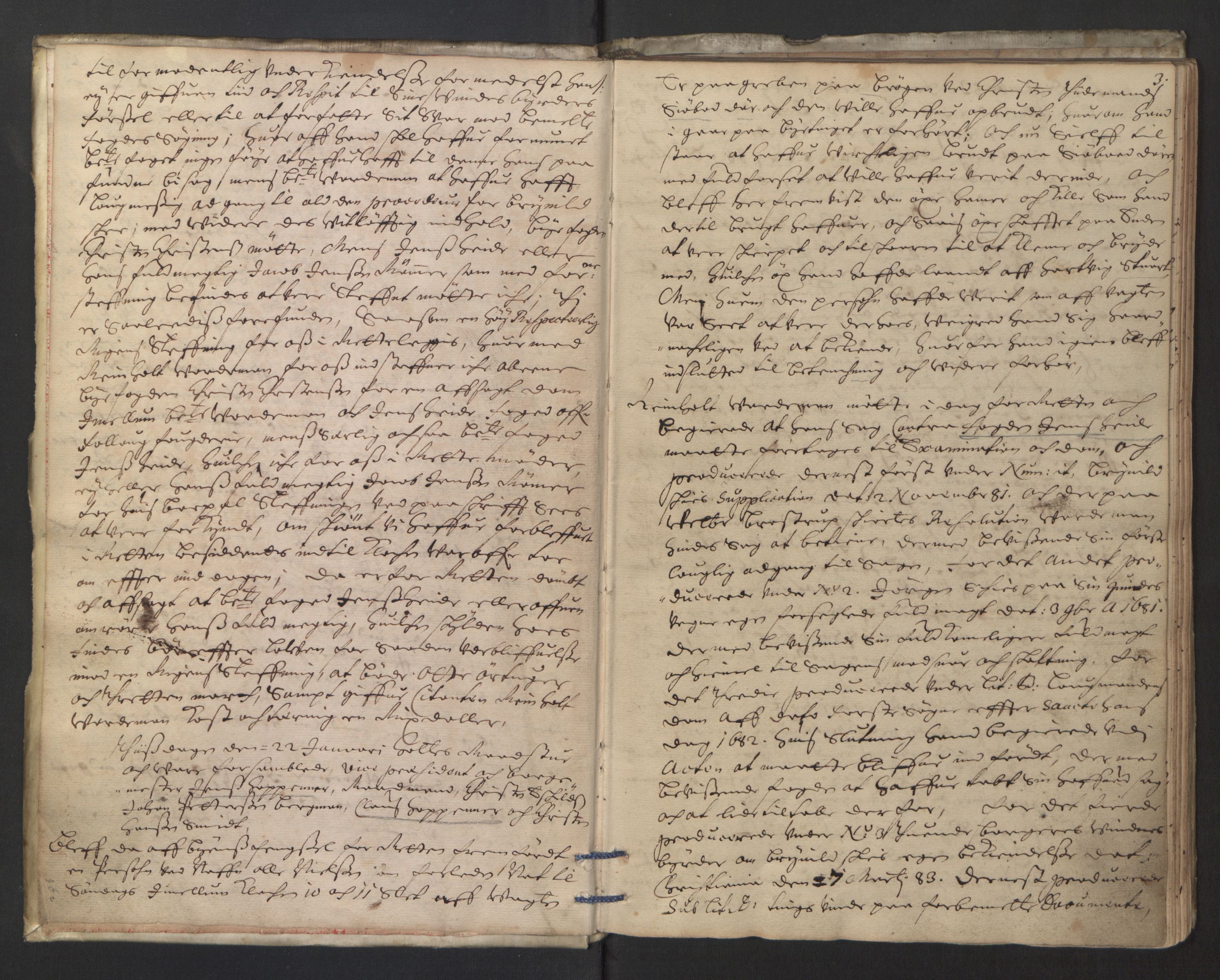 Christiania rådstuerett, AV/SAO-A-11132/F/Fa/L0015: Justisprotokoll, 1684, p. 2b-3a