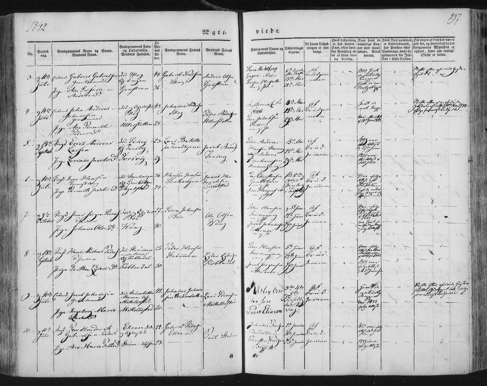 Ministerialprotokoller, klokkerbøker og fødselsregistre - Nordland, AV/SAT-A-1459/838/L0549: Parish register (official) no. 838A07, 1840-1854, p. 297