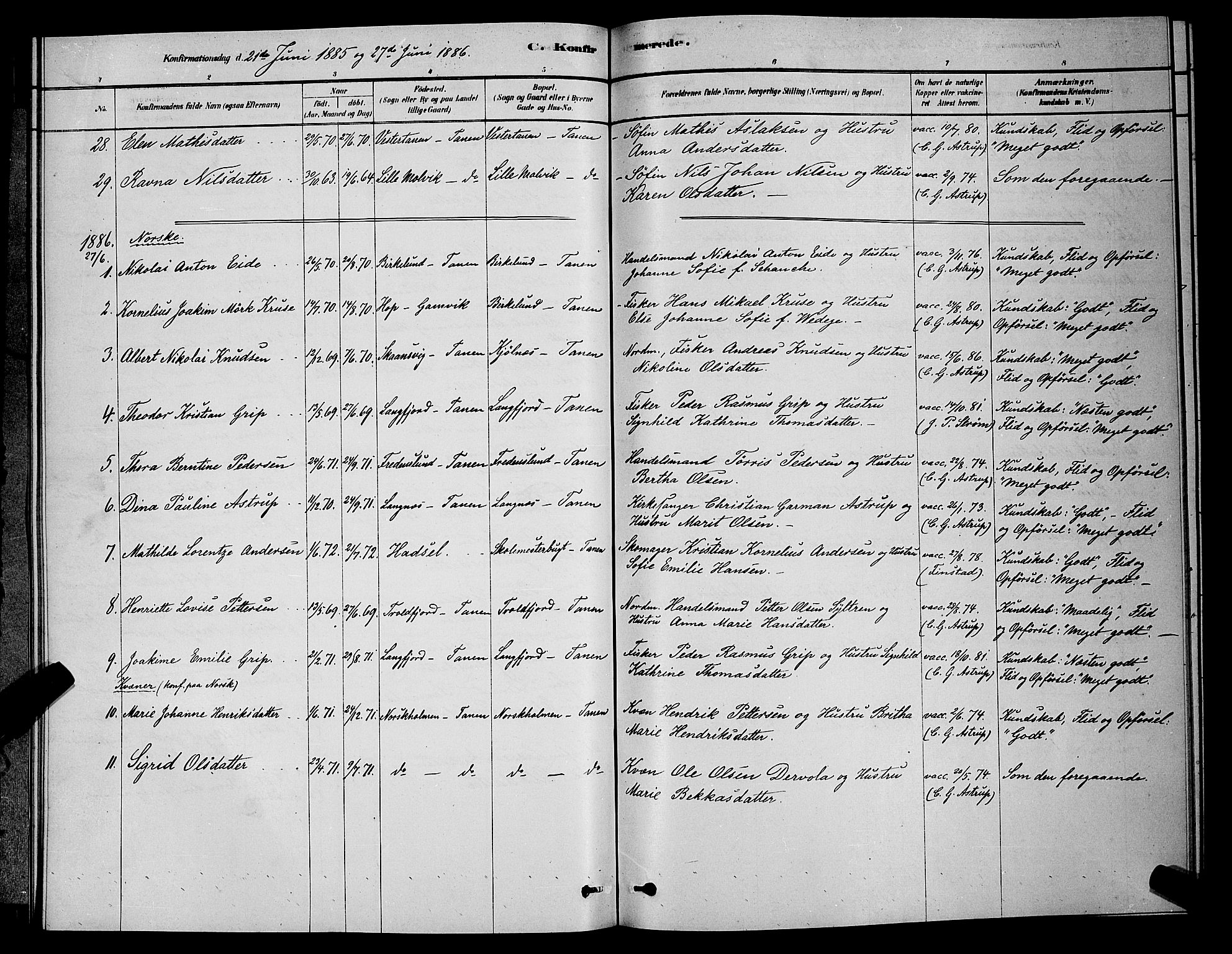 Tana sokneprestkontor, AV/SATØ-S-1334/H/Hb/L0003klokker: Parish register (copy) no. 3, 1878-1890