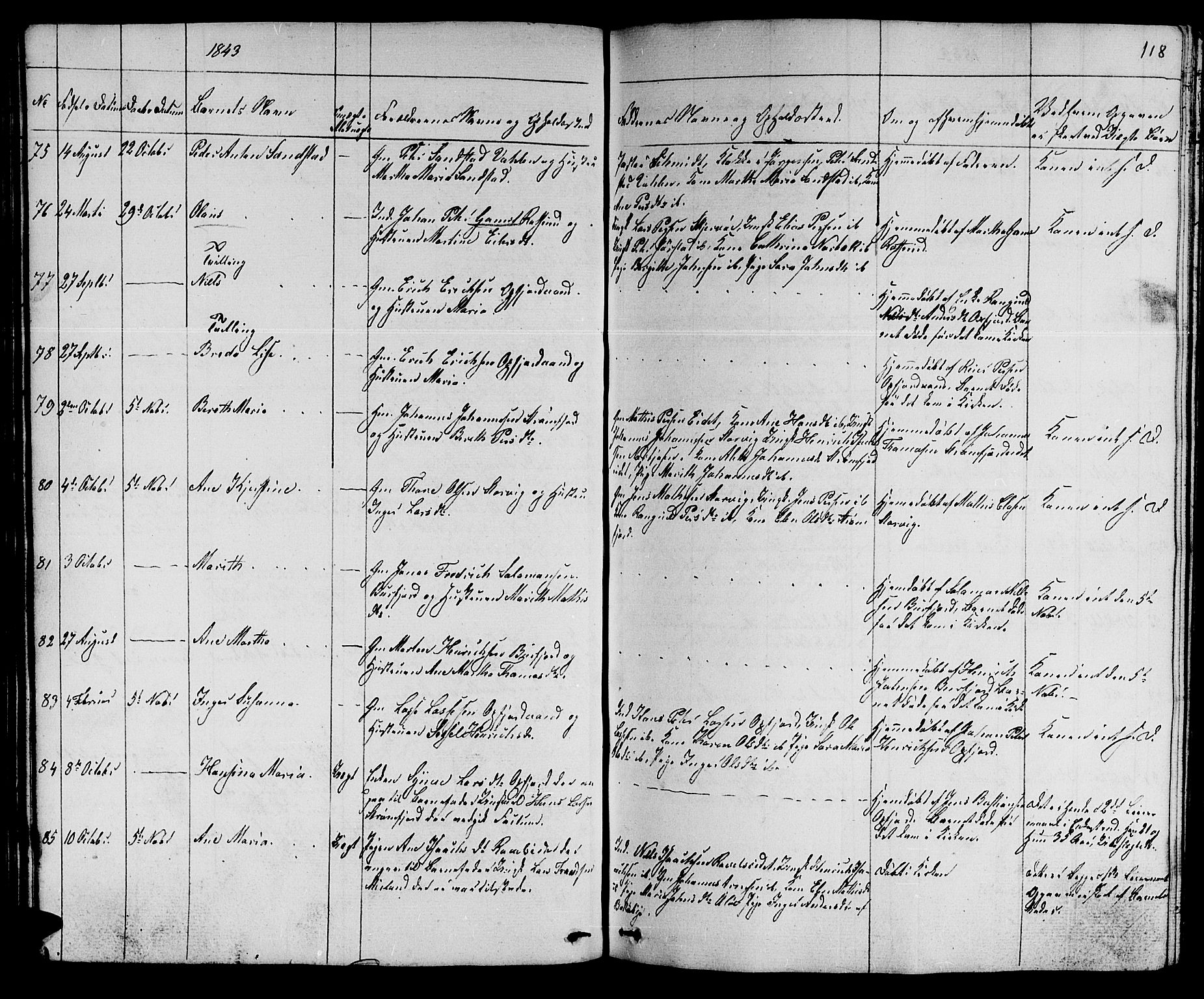 Skjervøy sokneprestkontor, AV/SATØ-S-1300/H/Ha/Hab/L0002klokker: Parish register (copy) no. 2, 1839-1848, p. 117-118