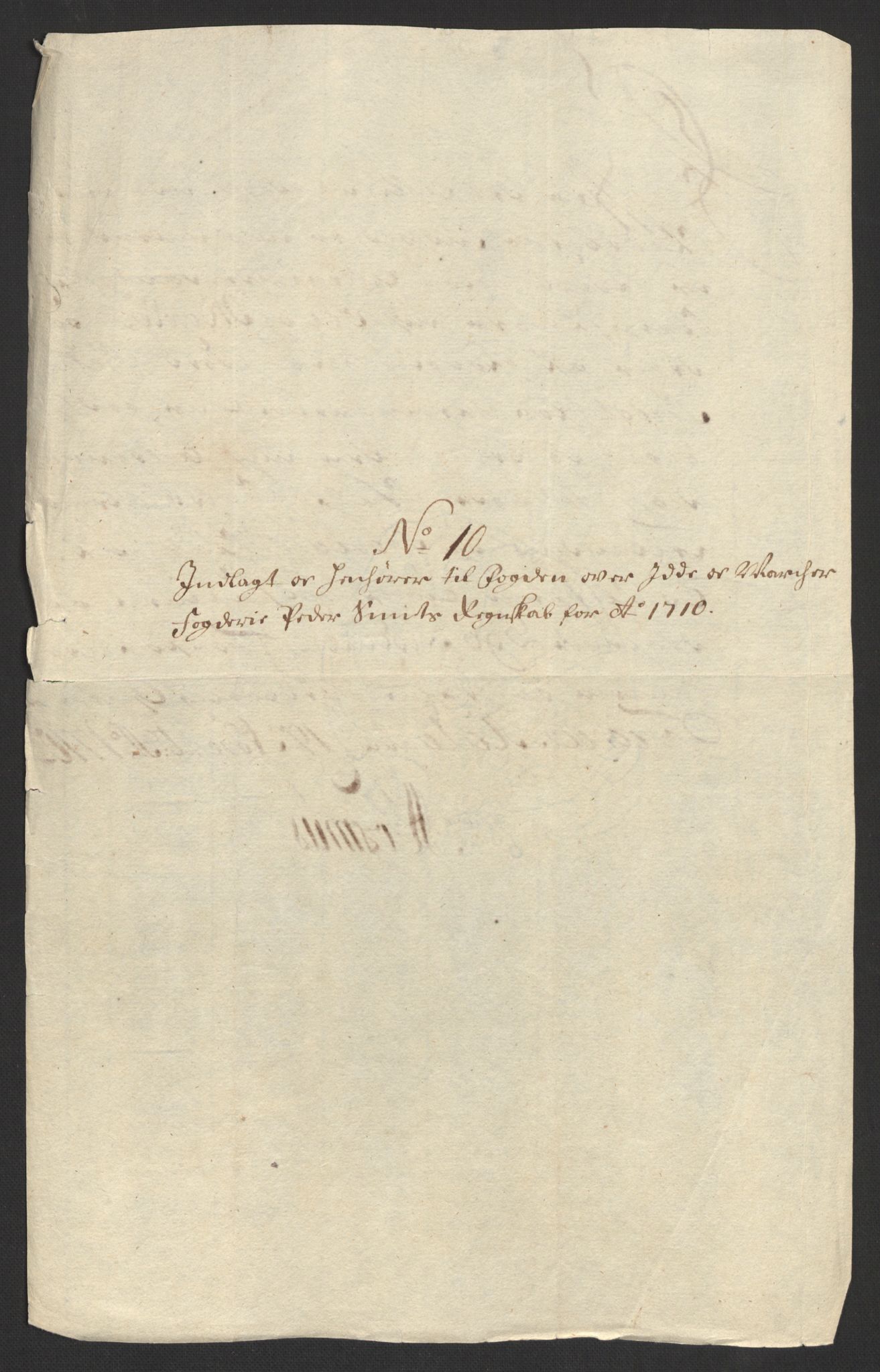 Rentekammeret inntil 1814, Reviderte regnskaper, Fogderegnskap, AV/RA-EA-4092/R01/L0019: Fogderegnskap Idd og Marker, 1710, p. 123