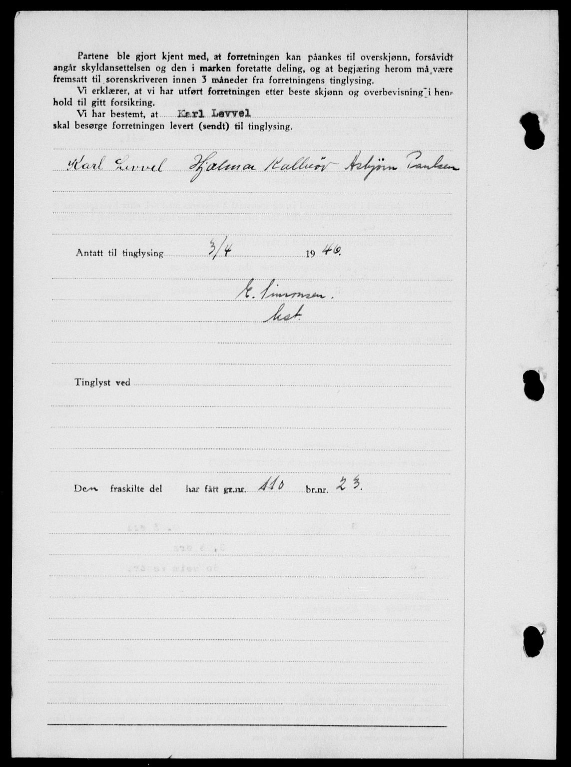 Onsøy sorenskriveri, SAO/A-10474/G/Ga/Gab/L0015: Mortgage book no. II A-15, 1945-1946, Diary no: : 638/1946