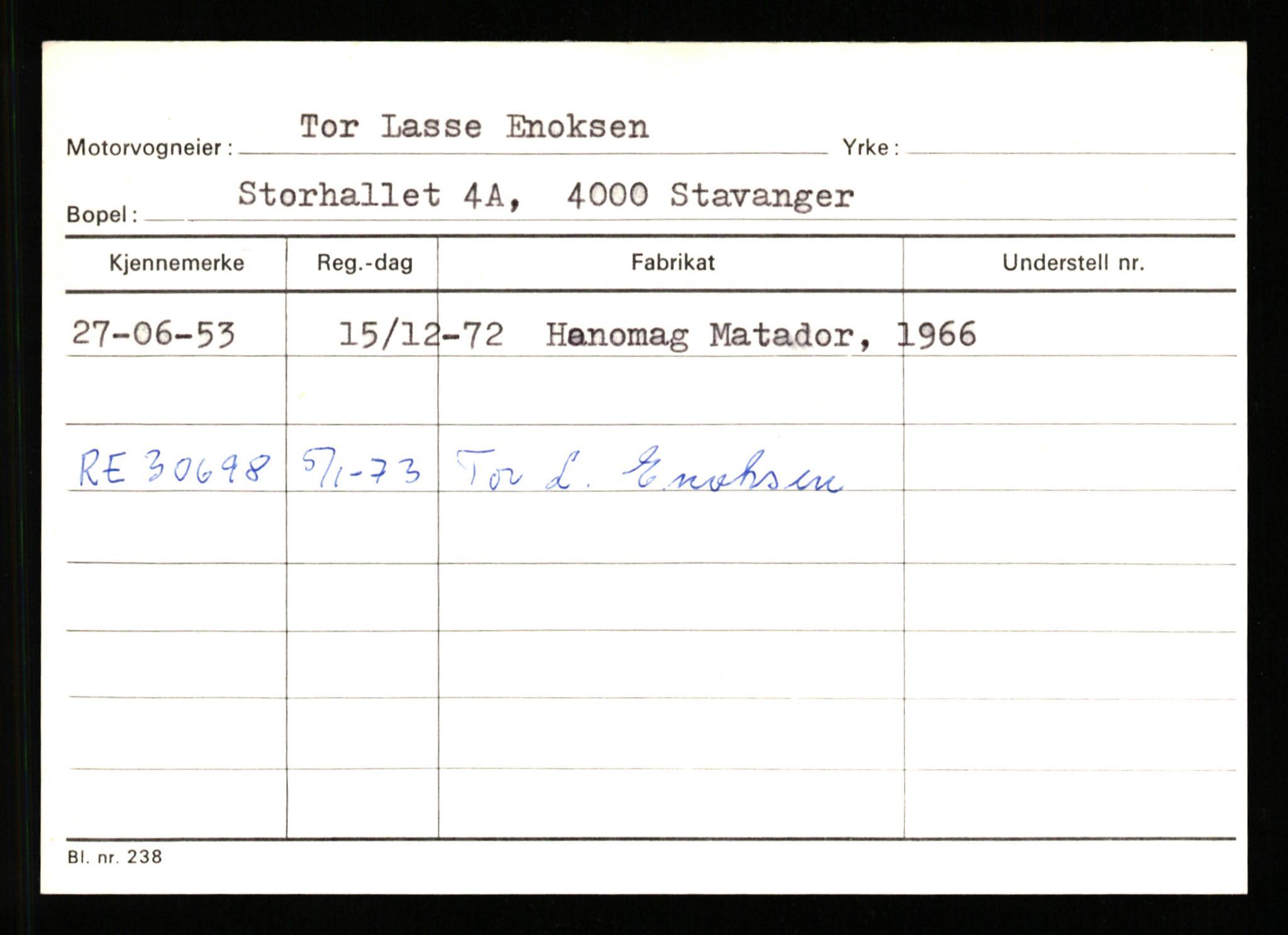 Stavanger trafikkstasjon, AV/SAST-A-101942/0/G/L0011: Registreringsnummer: 240000 - 363477, 1930-1971, p. 941